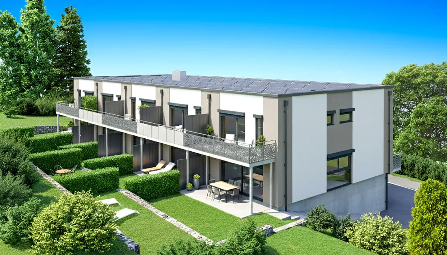 4.5 room terraced house with a beautiful view. - Photo 7 of 7