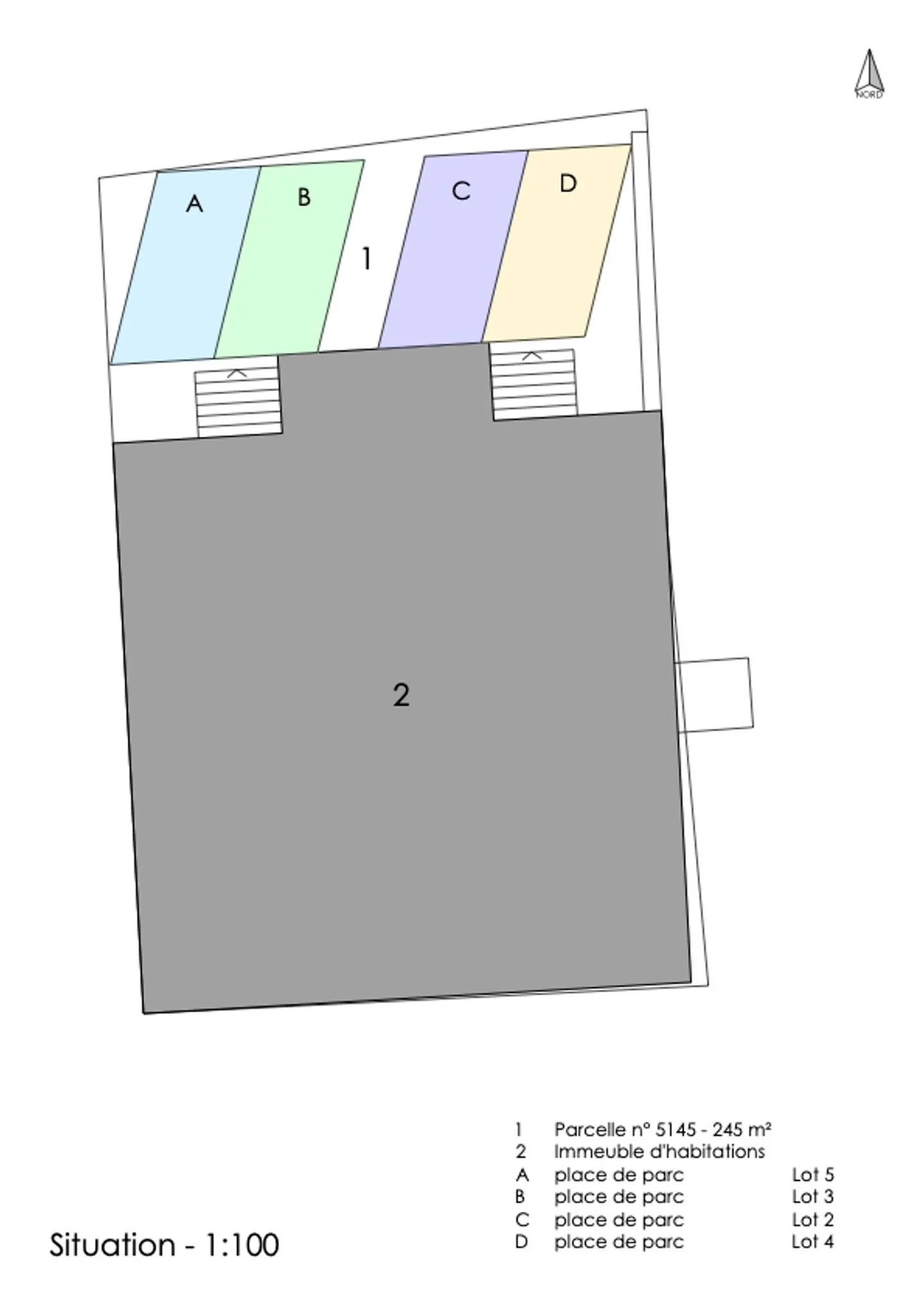 2,5-Zimmer-Wohnung zur Miete - Investitionsmöglichkeit in Chalais - 5,55% brutto - Foto 8 von 9