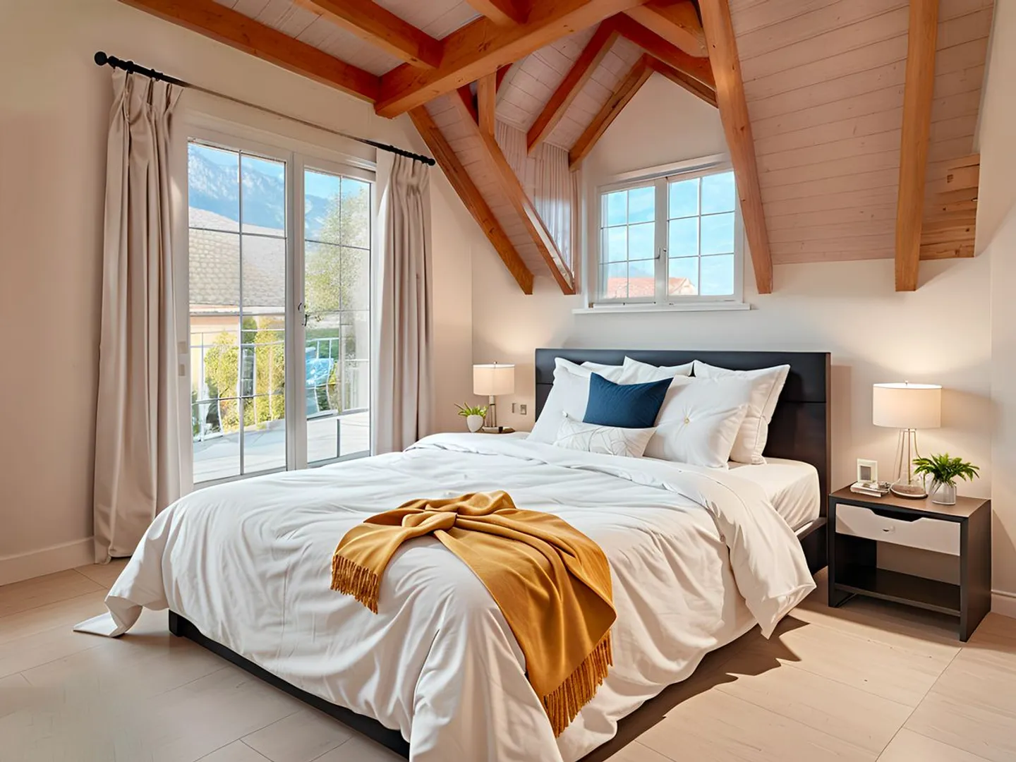 Splendida casa adiacente di 4,5 stanze con giardino privato e camino. - Foto 8 di 13