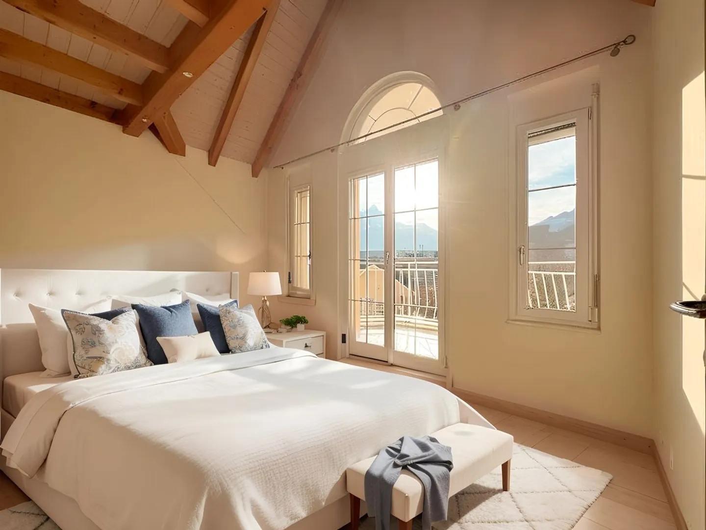 Splendida casa adiacente di 4,5 stanze con giardino privato e camino. - Foto 7 di 13