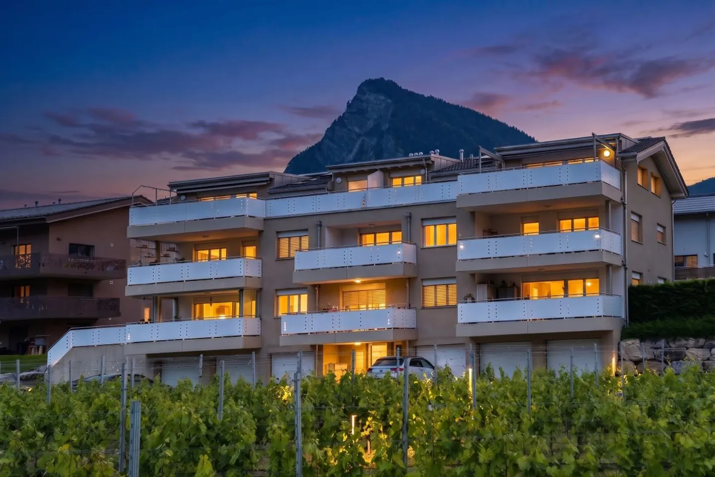 Penthouse mit 3,5 Zimmern und großem Balkon mit Aussicht in St-Pierre-de-Clages - Foto 2 von 13