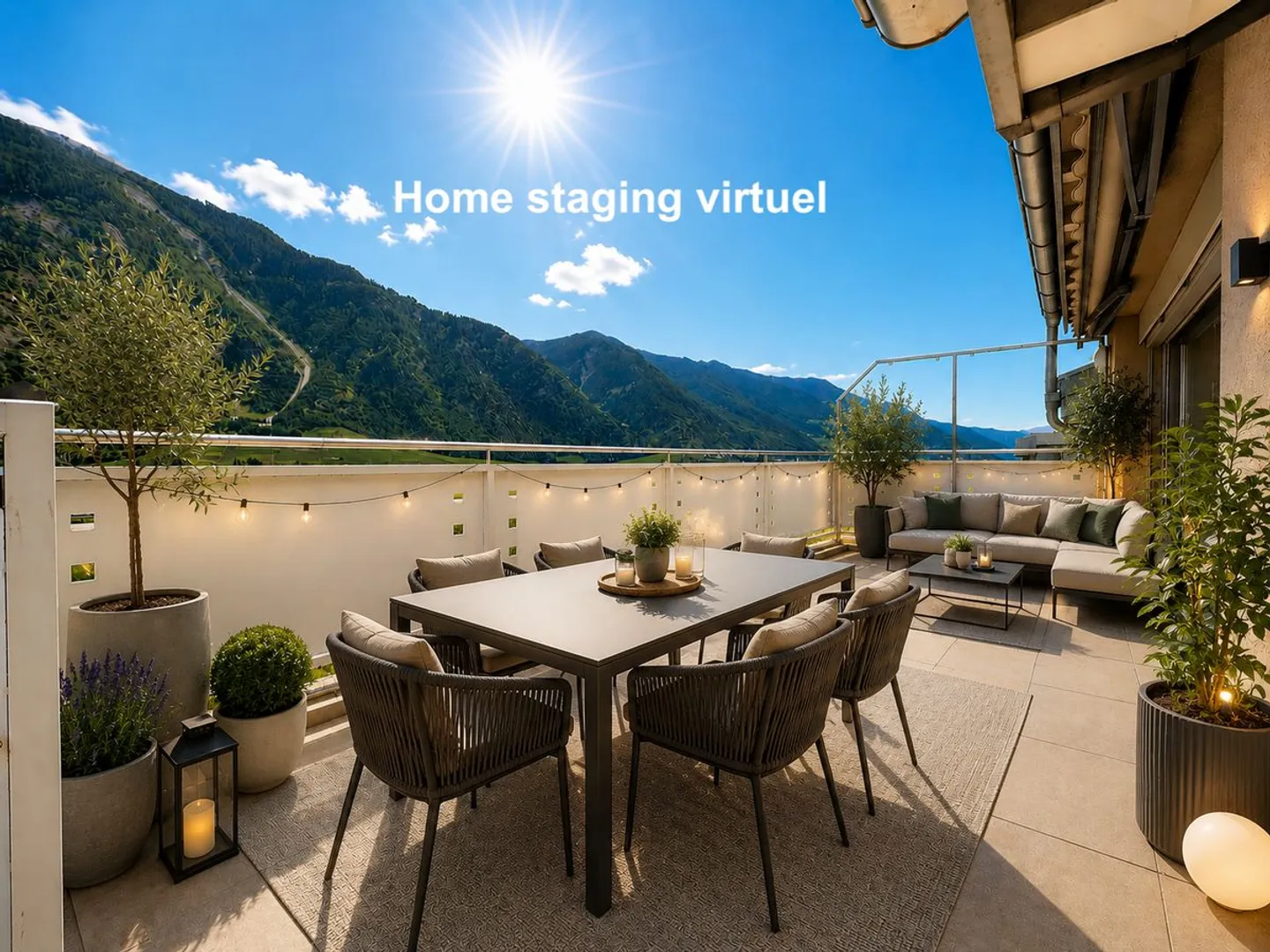 Attico di 3,5 locali con grande balcone e vista a St-Pierre-de-Clages - Foto 5 di 13
