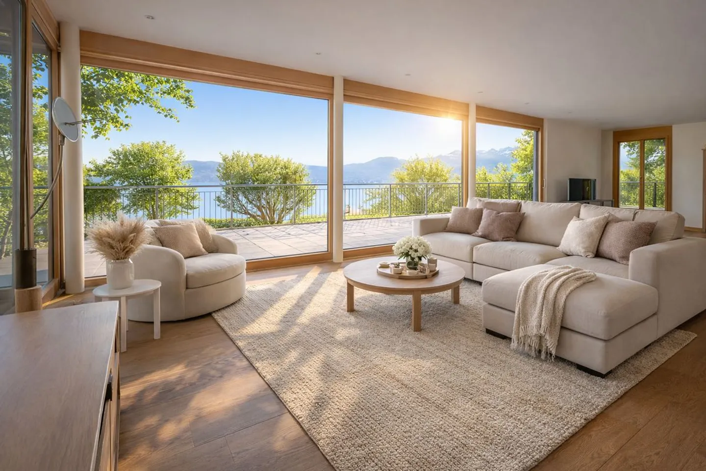 Wunderschönes Architektenhaus mit herrlichem Blick auf den Genfersee! - Foto 1 von 13