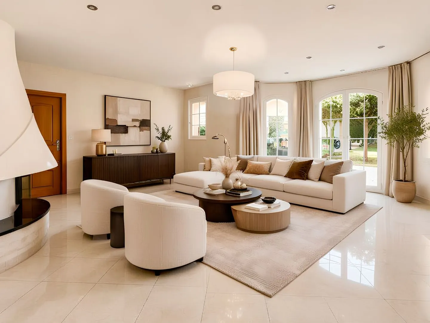 Splendida casa adiacente di 4,5 stanze con giardino privato e camino. - Foto 5 di 13