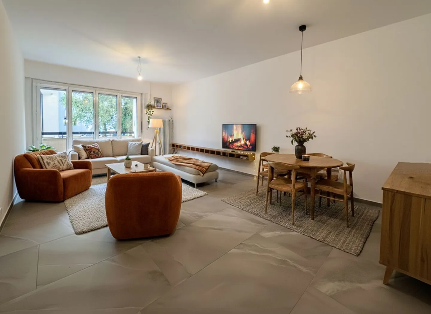 4.5-room apartment with balcony, renovated and rented. - Photo 6 of 13