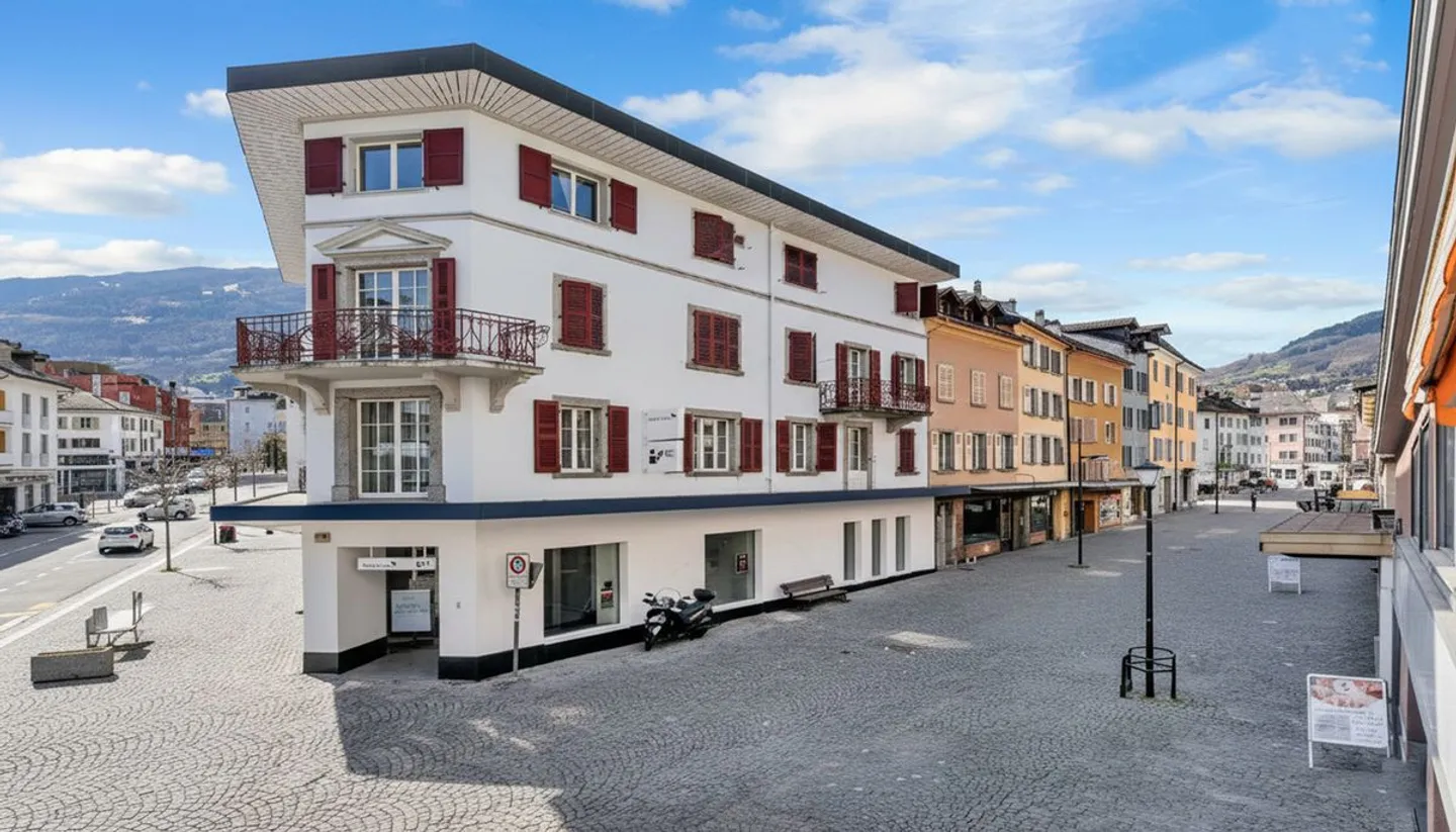 Edificio commerciale idealmente situato nel centro di Monthey. - Foto 11 di 11