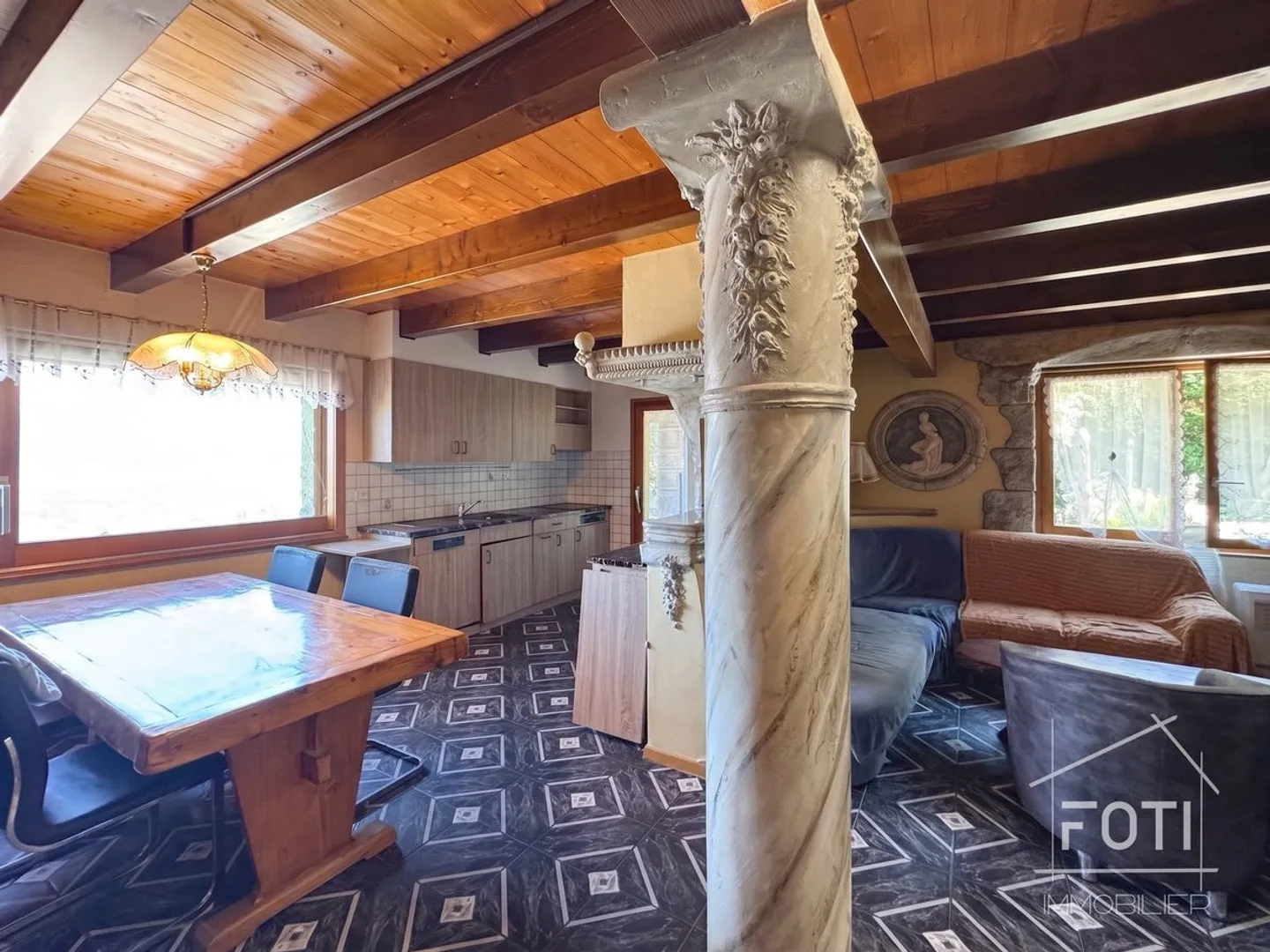 Villa con vista a Choëx, 5,5 stanze e giardino - Foto 4 di 13