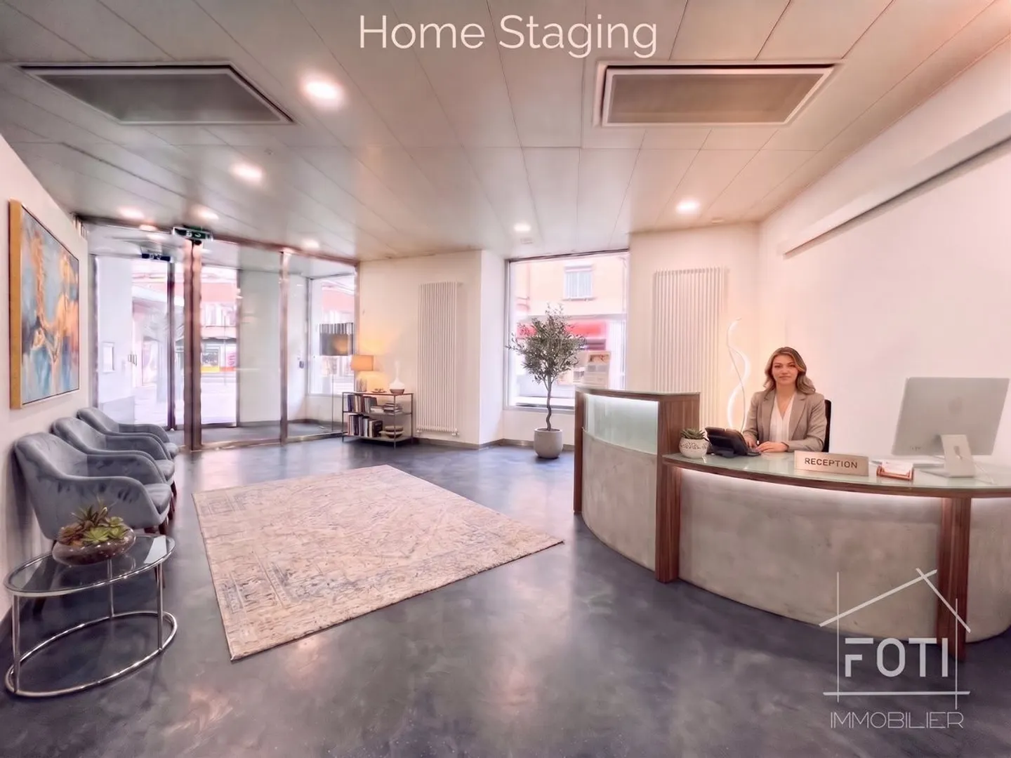 Office in a commercial building ideally located in downtown Monthey. - Photo 1 of 13