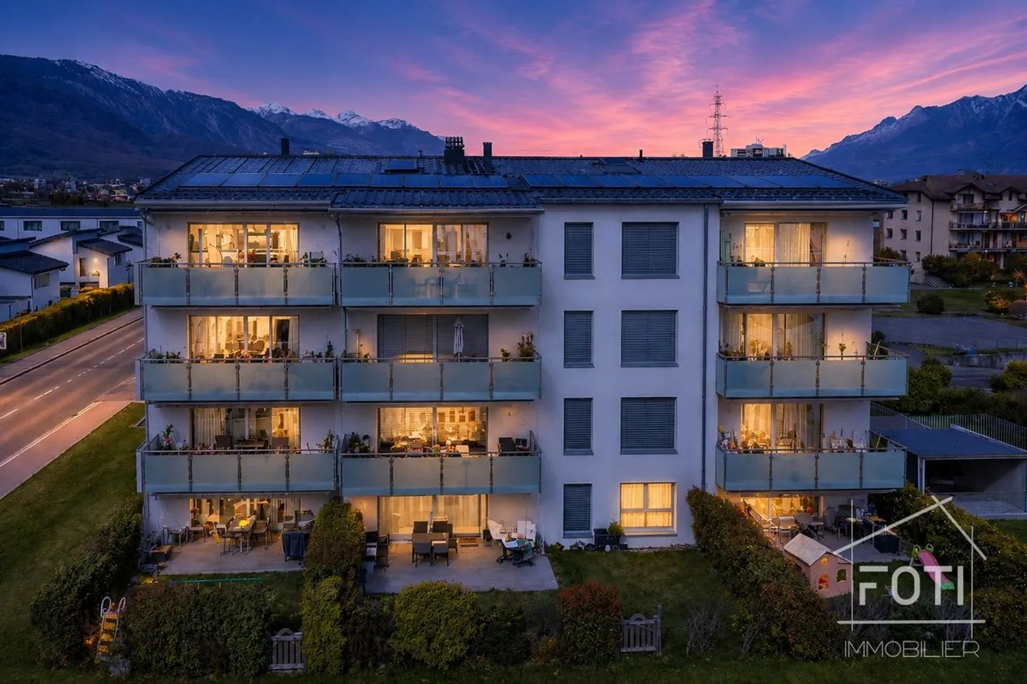 Beautiful penthouse with large balcony and view - Massongex - Photo 1 of 13