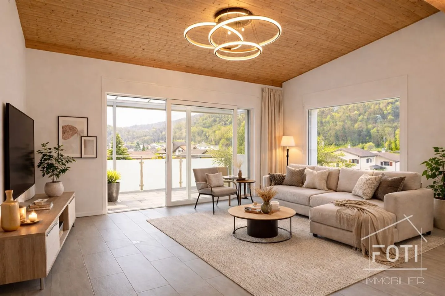 Beautiful penthouse with large balcony and view - Massongex - Photo 7 of 13