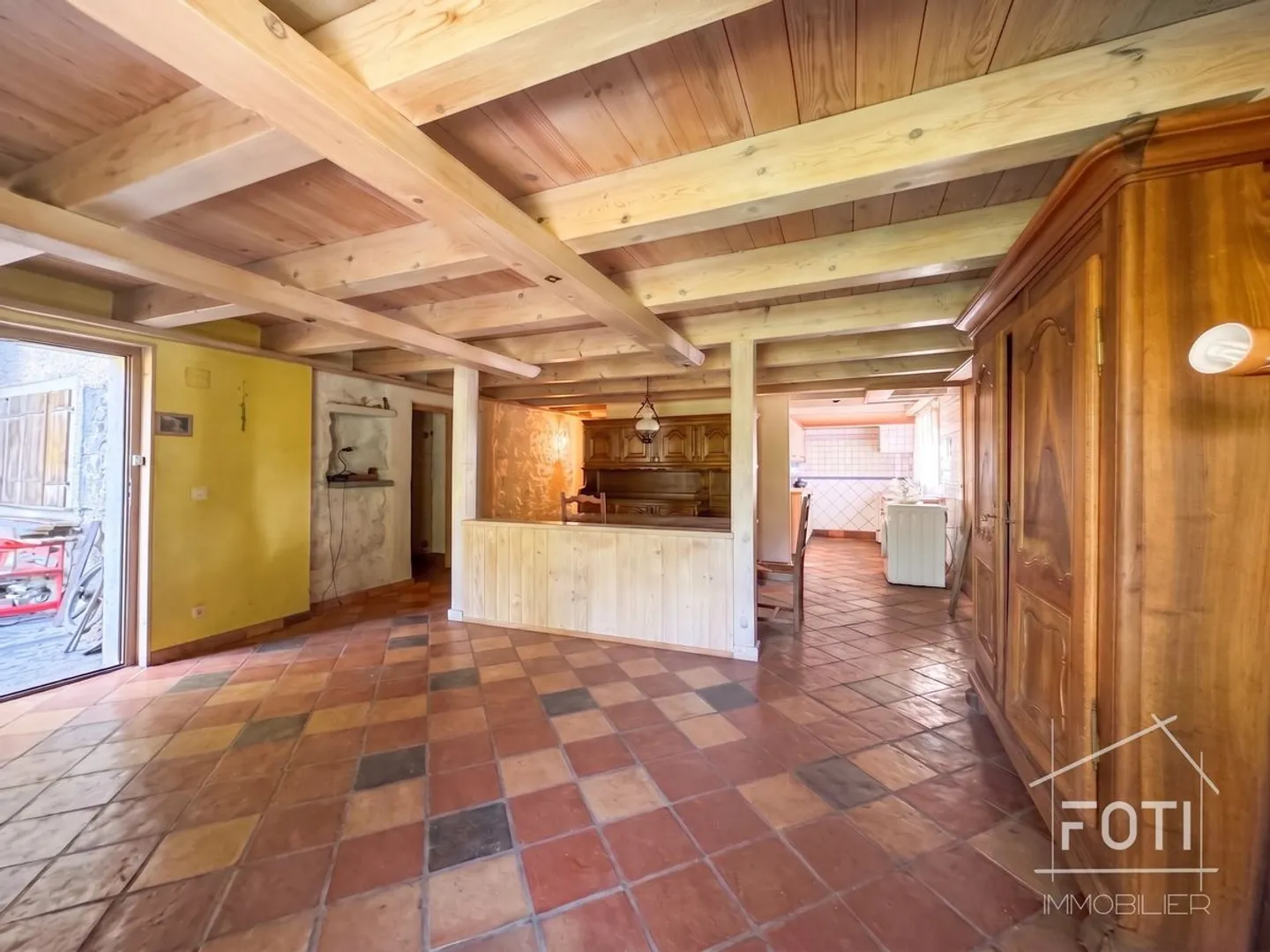 Maison villageoise à Villeneuve - Immeuble de rendement avec 3 appartements - Foto 3 von 13