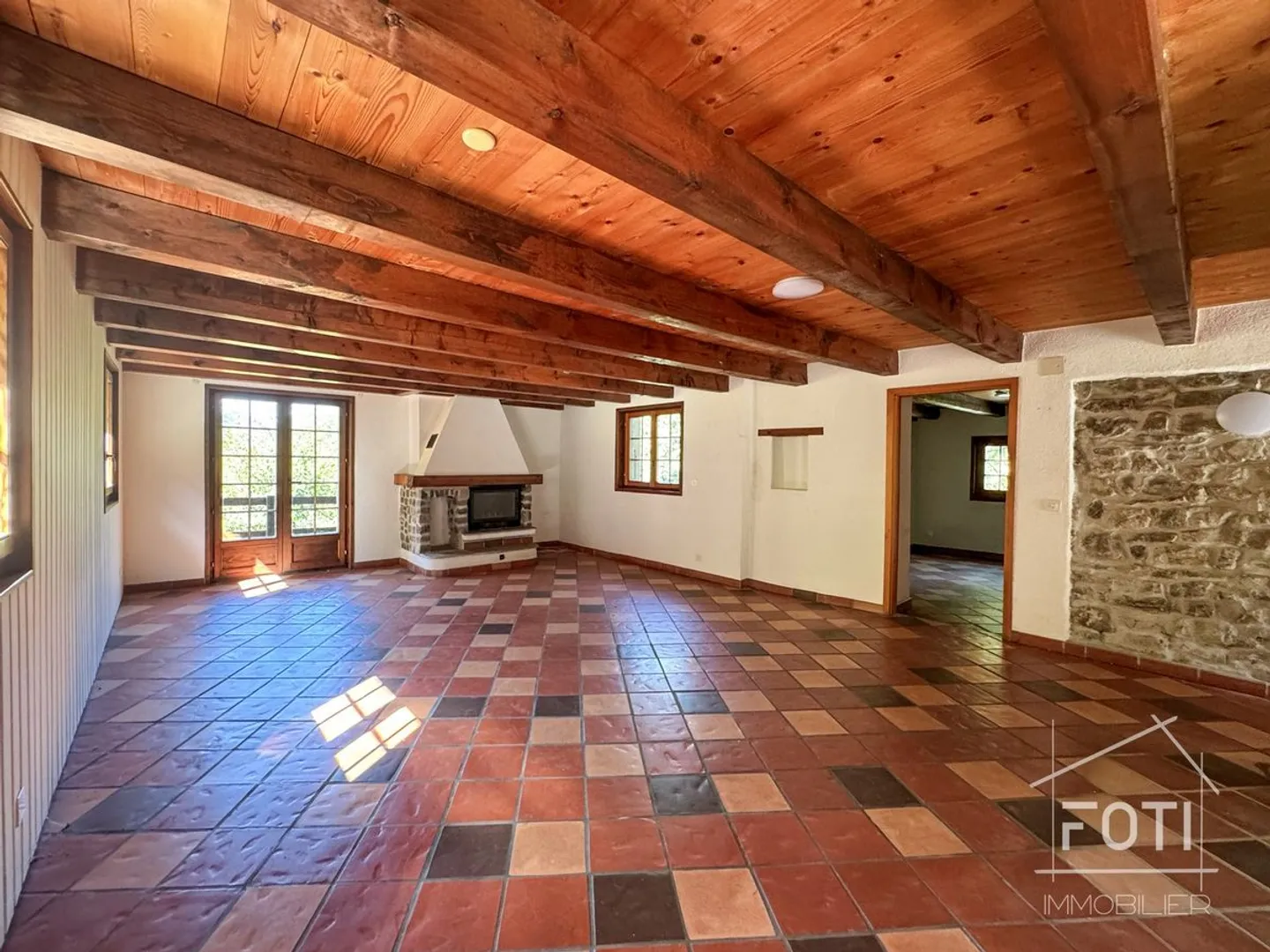 Maison villageoise à Villeneuve - Immeuble de rendement avec 3 appartements - Foto 11 von 13