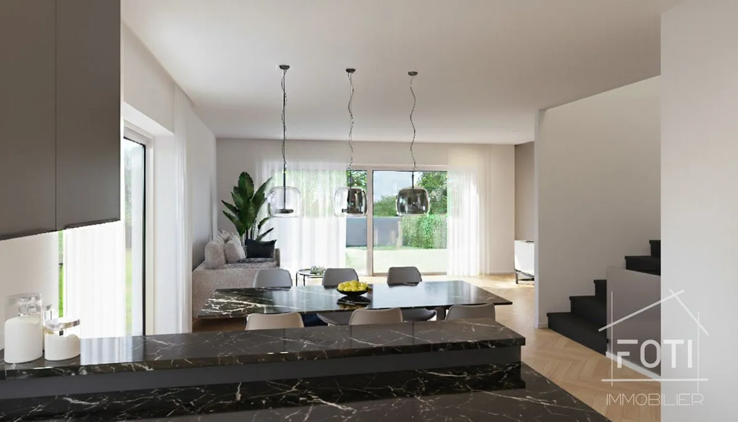 Terraced house with 4.5 rooms and a beautiful view. - Photo 1 of 13