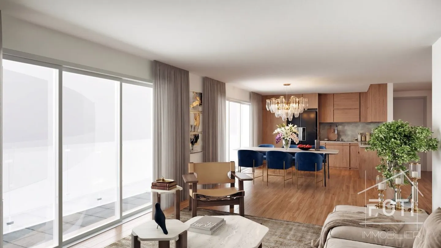Grande chalet di 5,5 stanze con seminterrato e garage doppio, su piano con tutte le finiture a discrezione dell'acquirente. - Foto 2 di 10