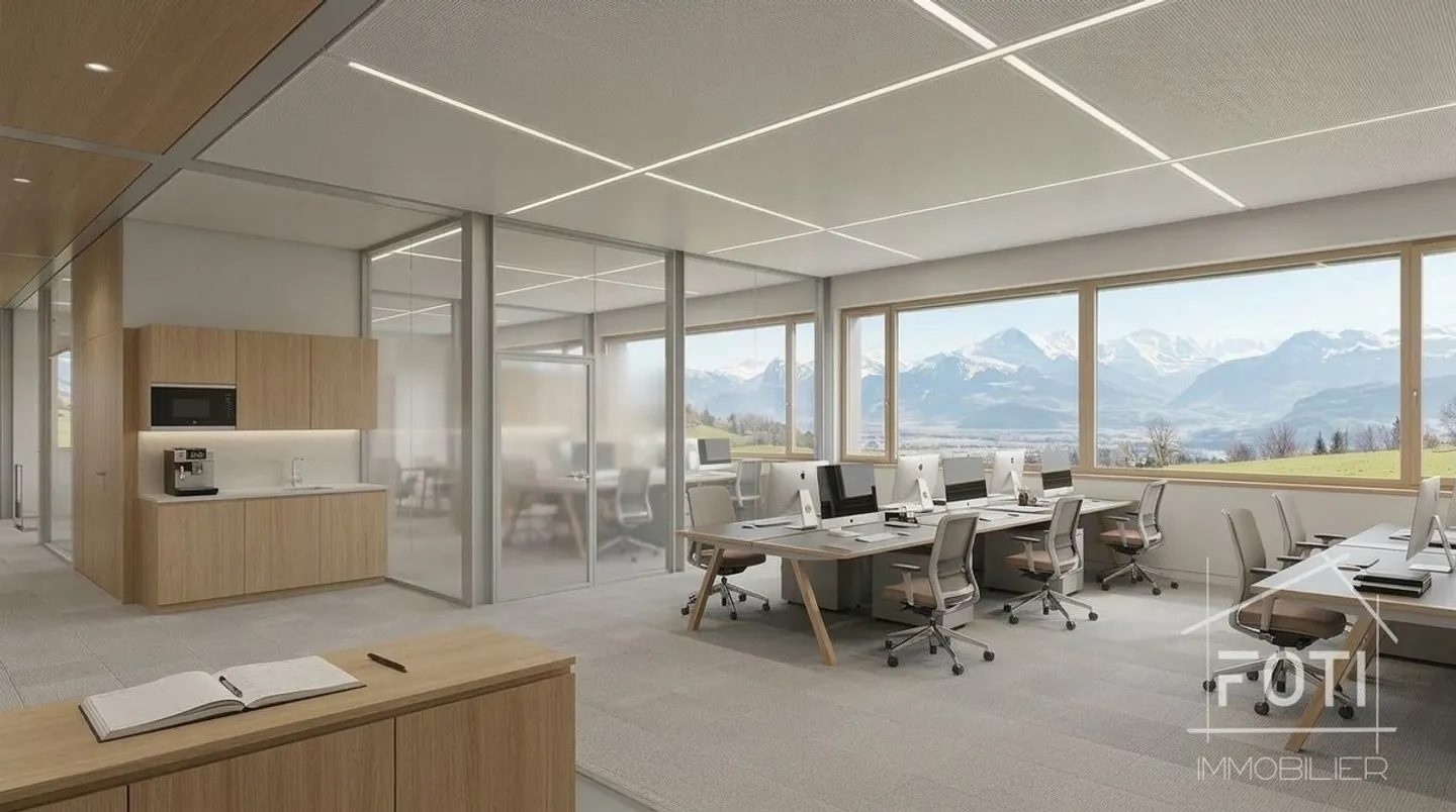 Bureau Modulaire à Collombey - Photo 1 sur 5