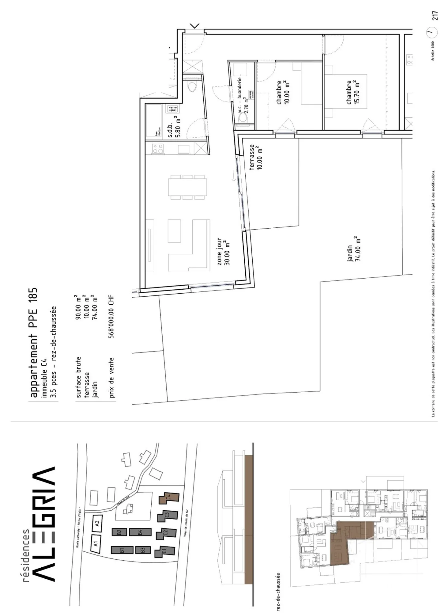 Appartement 3.5 pièces avec vue à Uvrier - livrable de suite ! - Foto 9 di 9