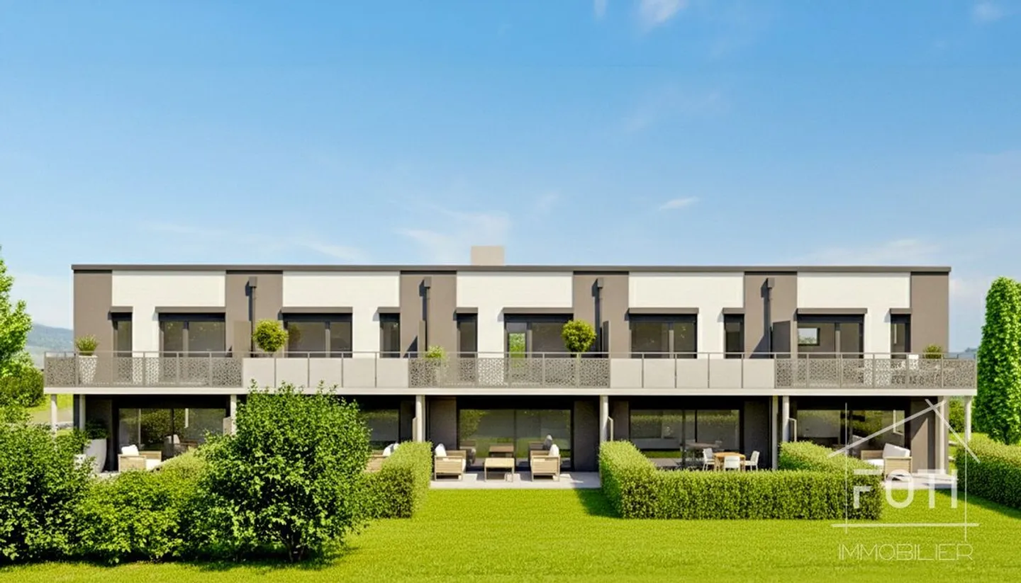 Terraced house with 4.5 rooms and a beautiful view. - Photo 9 of 13