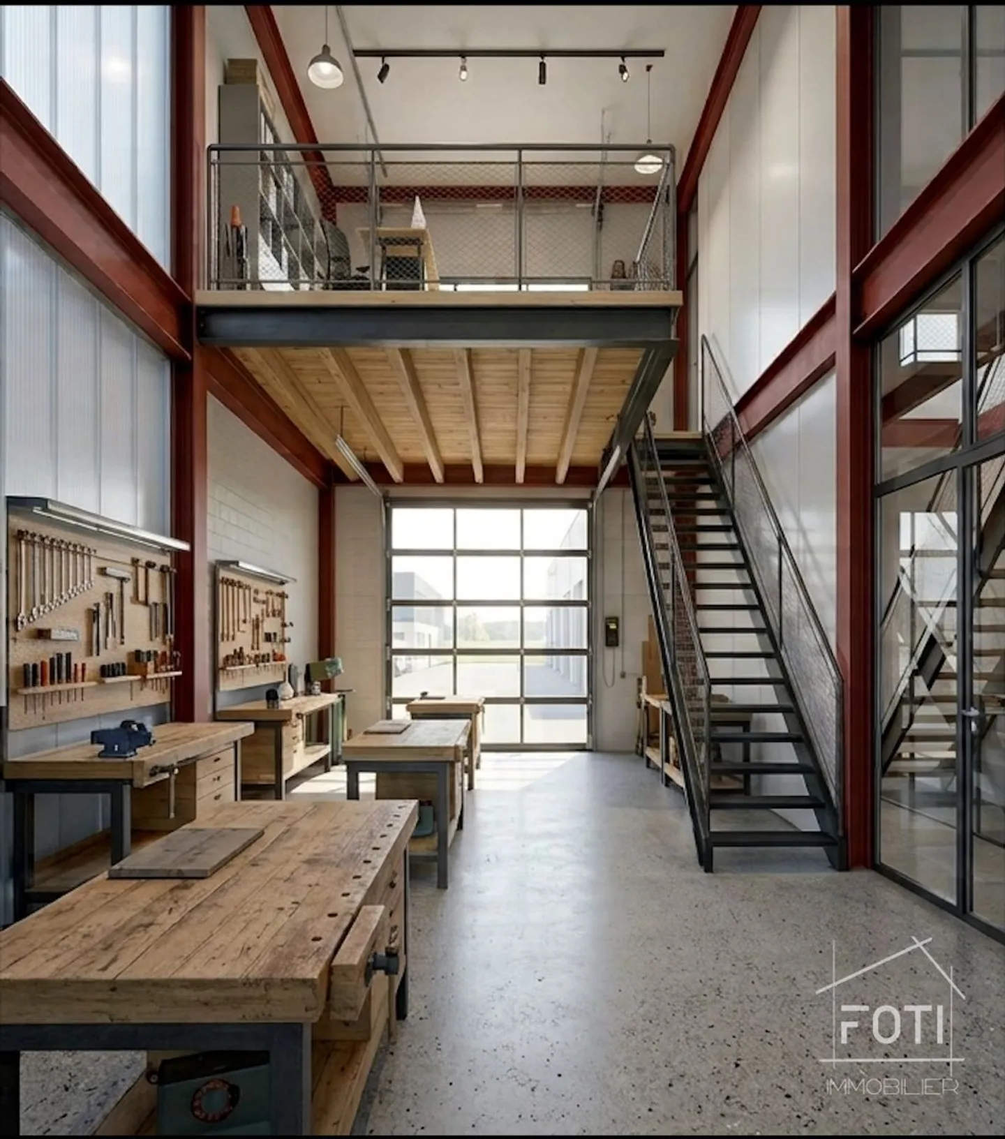 Modular commercial/industrial space of 100 m² in Collombey-Muraz - Photo 1 of 4