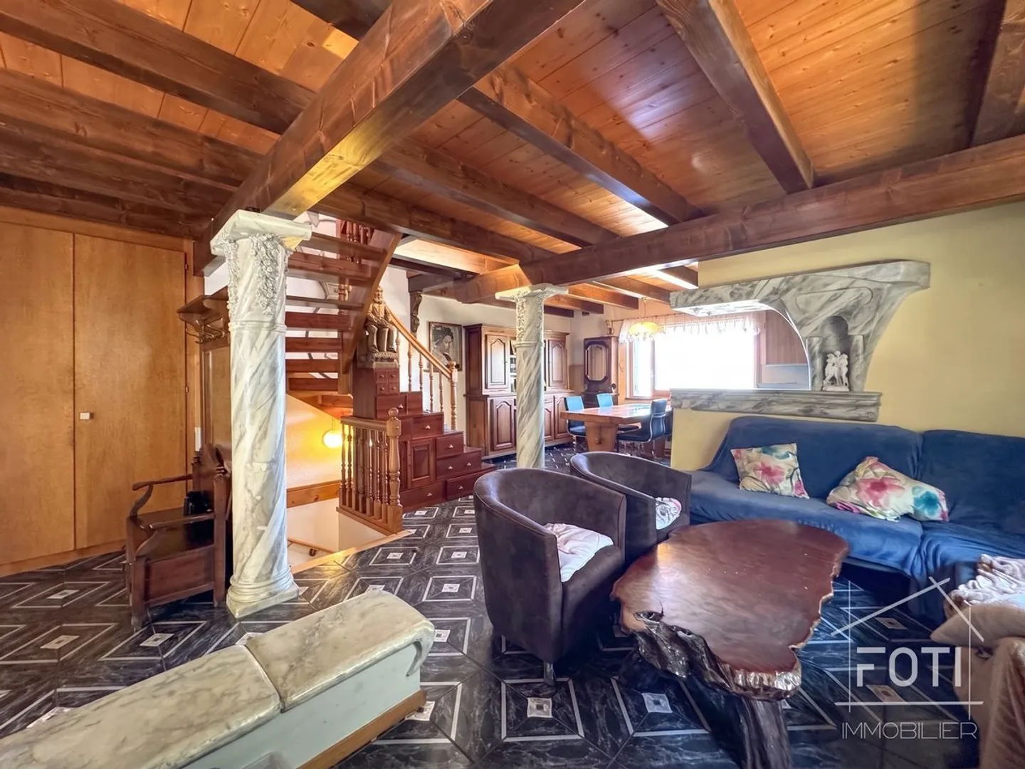 Villa con vista a Choëx, 5,5 stanze e giardino - Foto 5 di 13