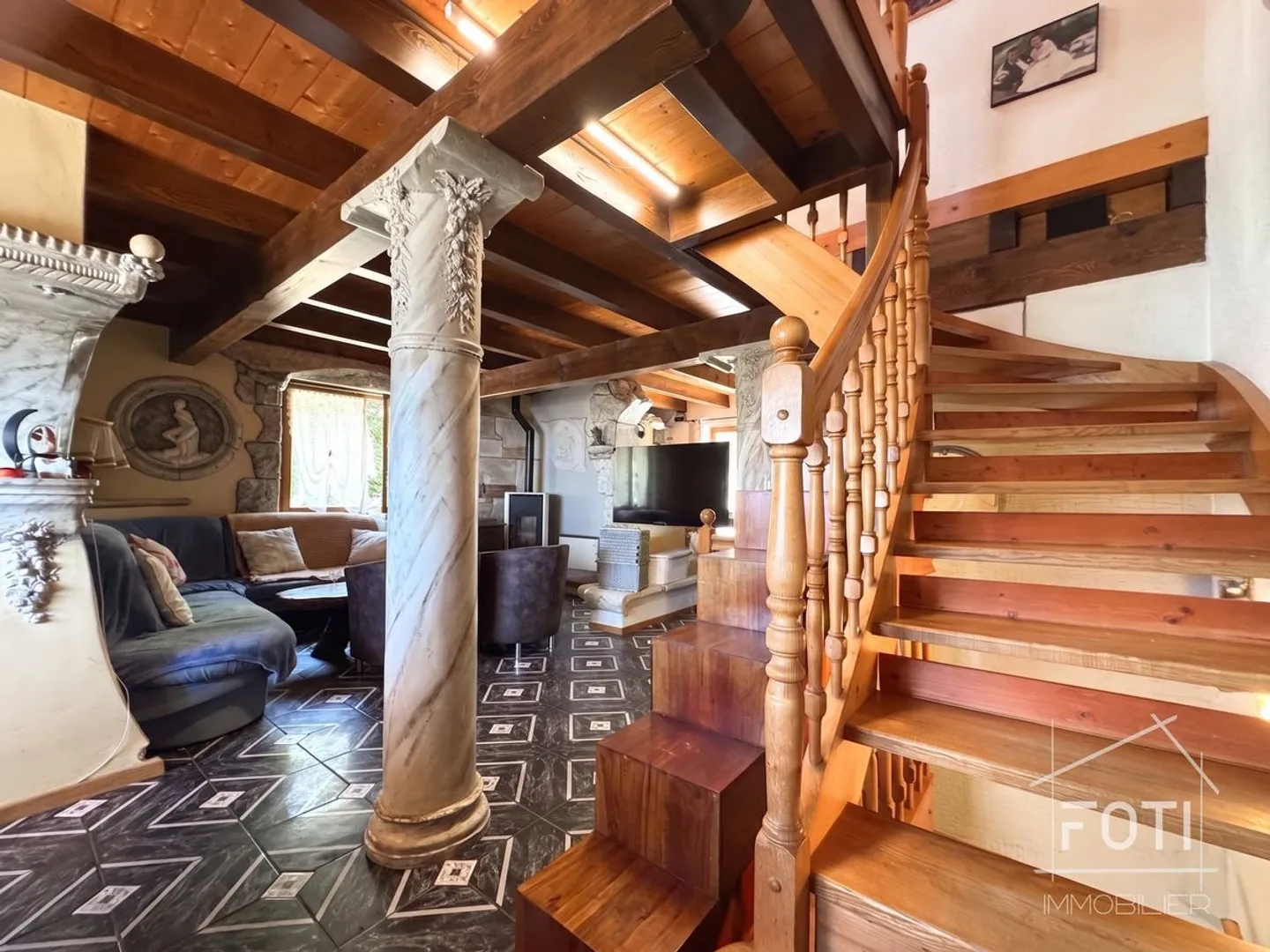 Villa con vista a Choëx, 5,5 stanze e giardino - Foto 6 di 13
