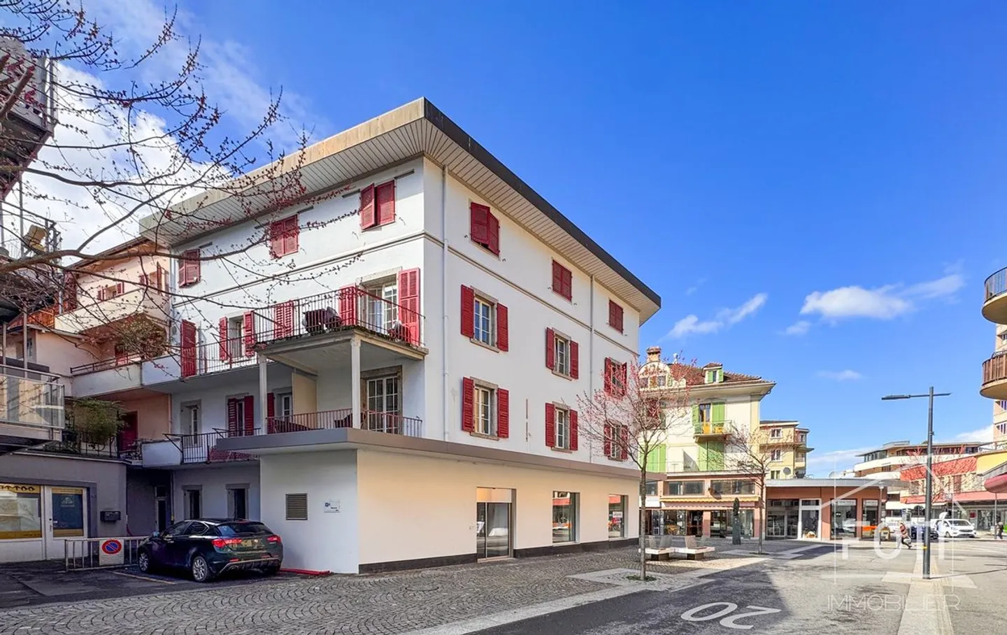 Büro in einem ideal im Stadtzentrum von Monthey gelegenen Geschäftsgebäude. - Foto 7 von 8