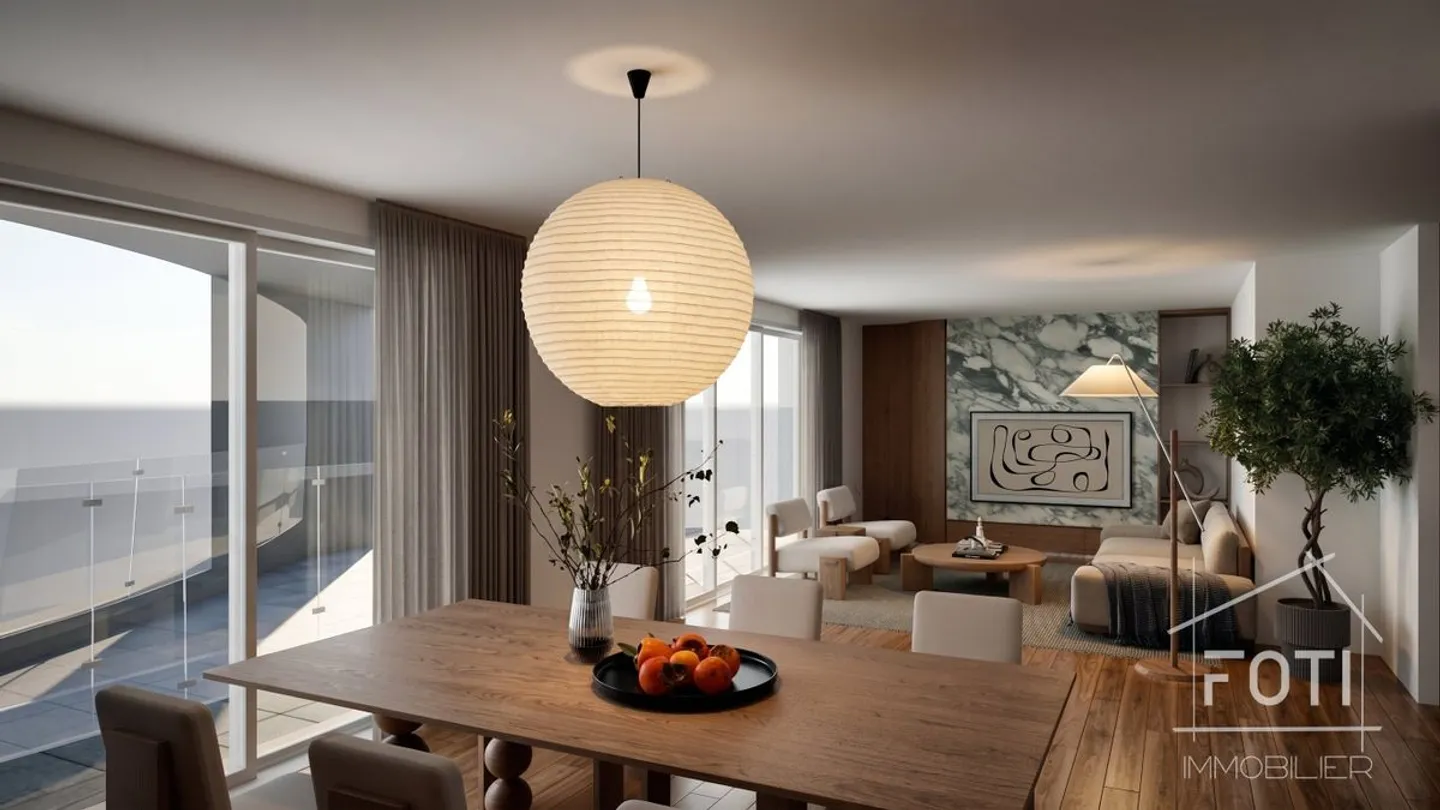 Beau 4,5 pièces dans les combles avec sous-sol et garage double. - Photo 1 sur 10