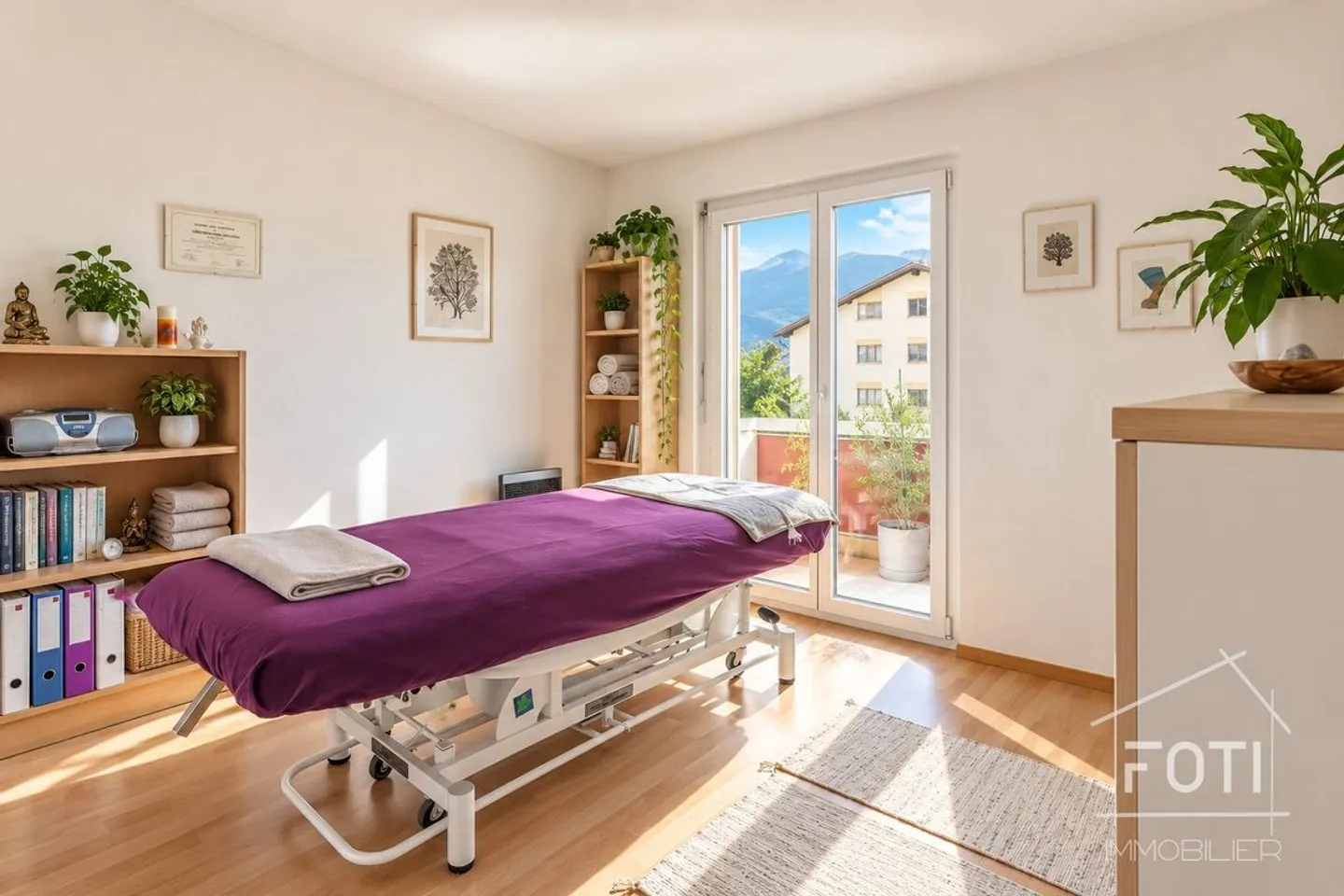 4,5 Zimmer von 115 m² vollständig renoviert, nach Süden ausgerichtet mit Aussicht und Garage - Foto 10 von 13