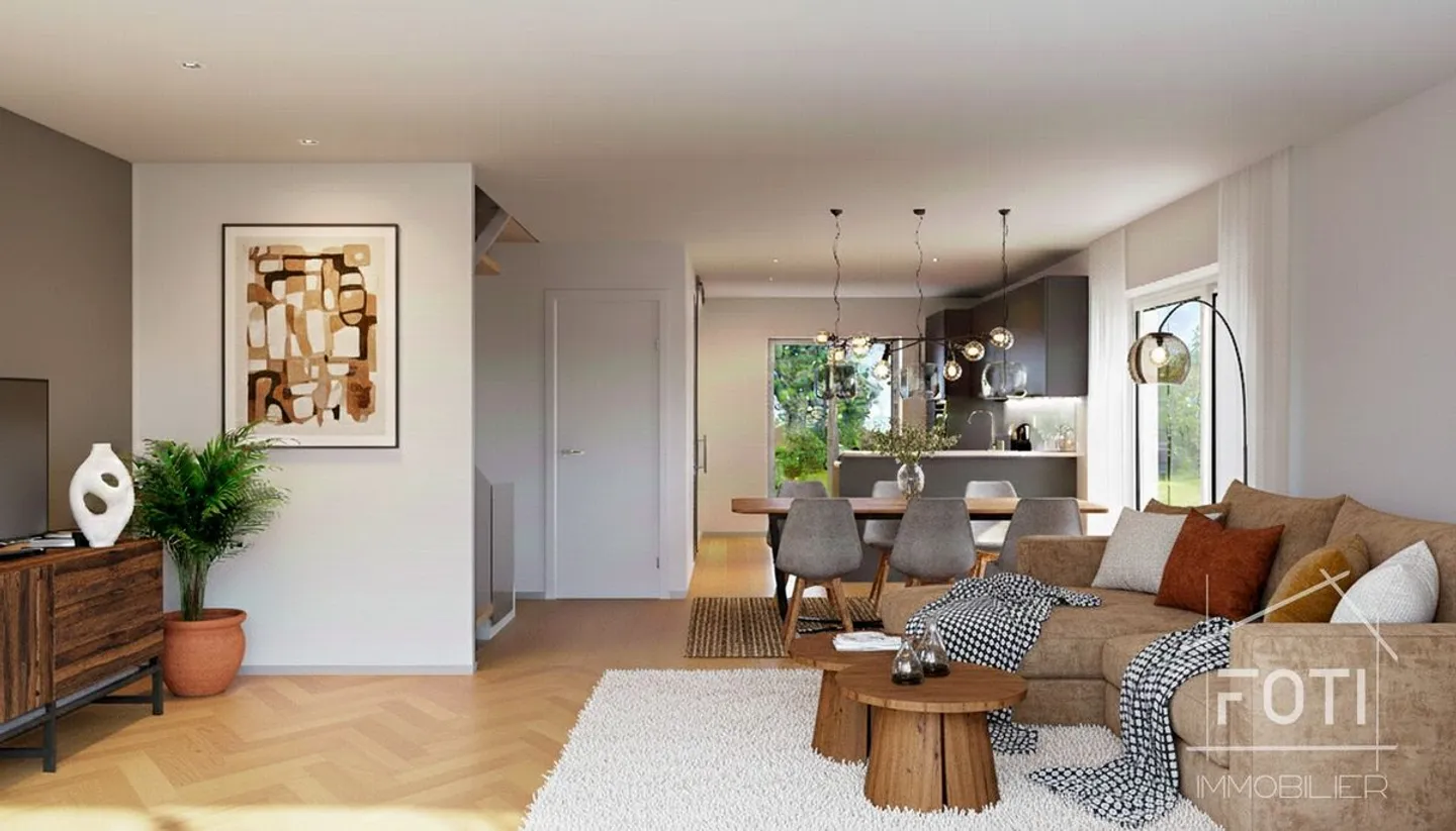 Terraced house with 4.5 rooms and a beautiful view. - Photo 2 of 13