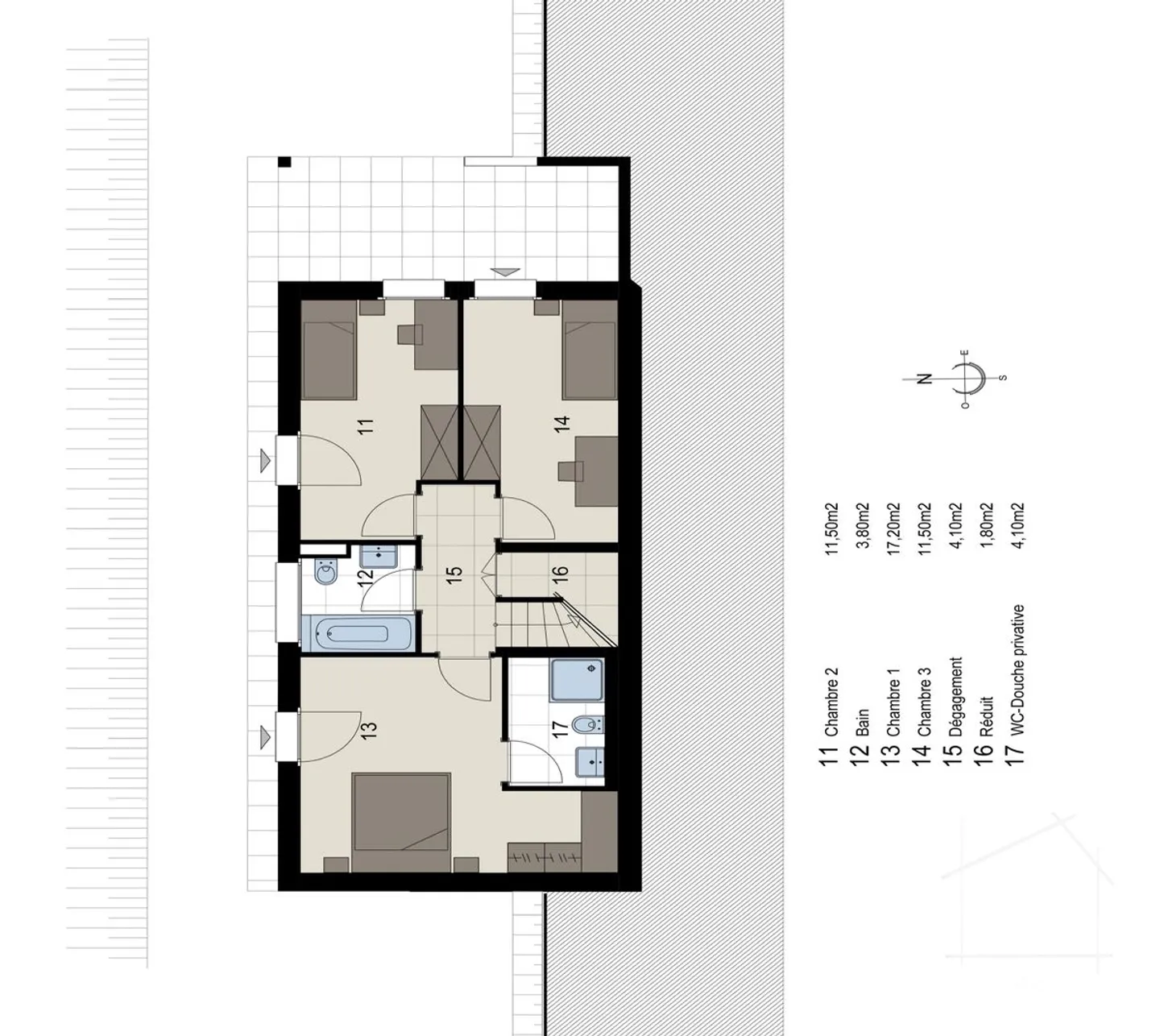 NEUE 4,5-Zimmer-Einfamilienvilla mit schönem Blick auf die Ebene. - Foto 13 von 13