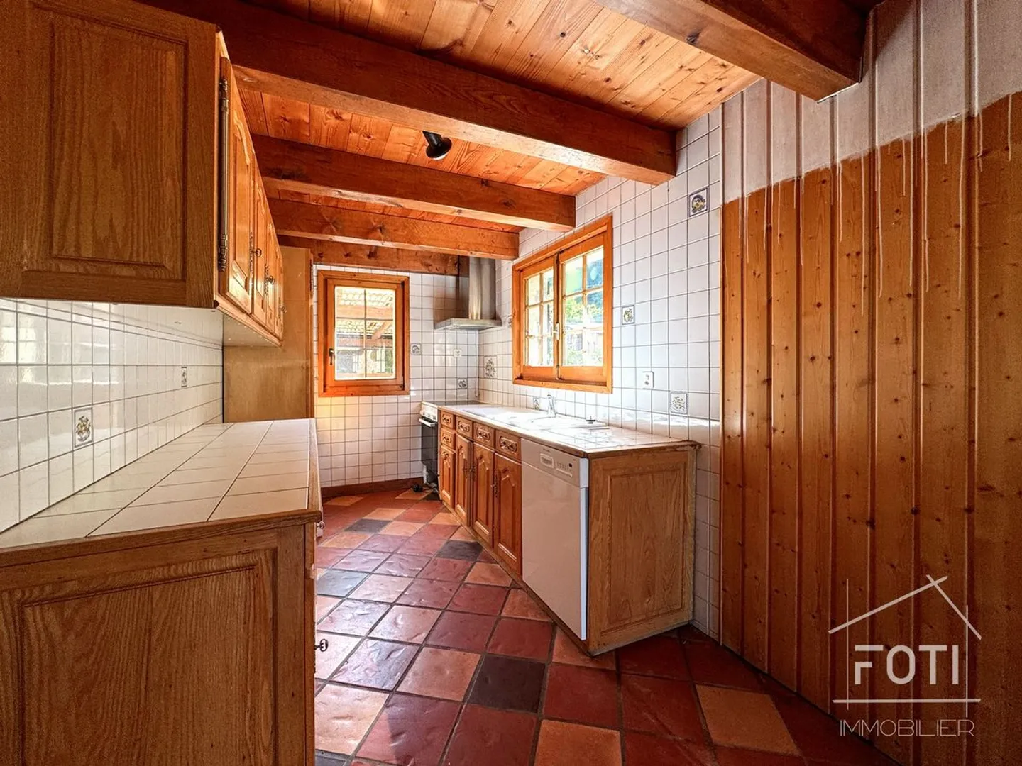 Maison villageoise à Villeneuve - Immeuble de rendement avec 3 appartements - Foto 10 von 13
