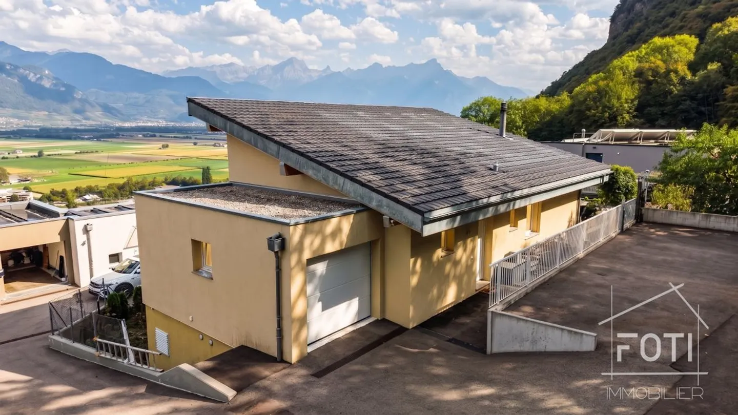 Einzelvilla 2016 mit Panoramablick, Garten und Garage - Vouvry - Foto 13 von 13