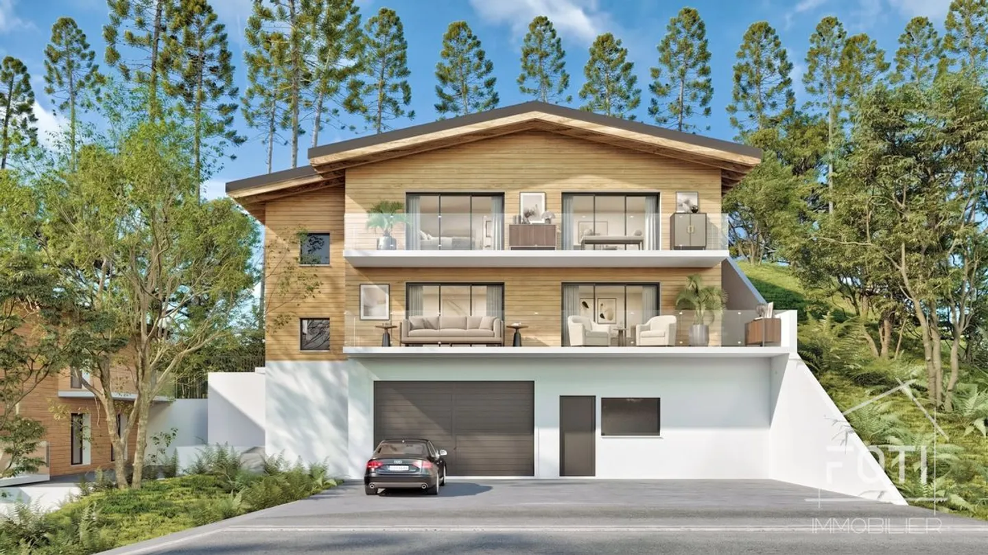 Grande chalet di 5,5 stanze con seminterrato e garage doppio, su piano con tutte le finiture a discrezione dell'acquirente. - Foto 1 di 10