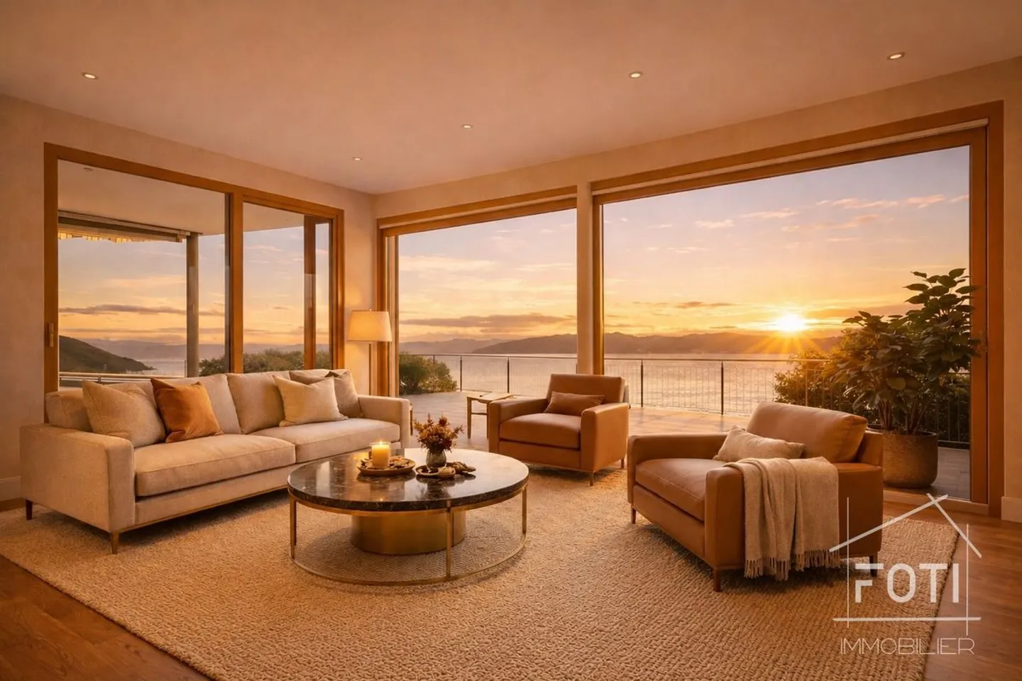 Architect-designed villa with stunning views of Lake Geneva - Photo 1 of 13