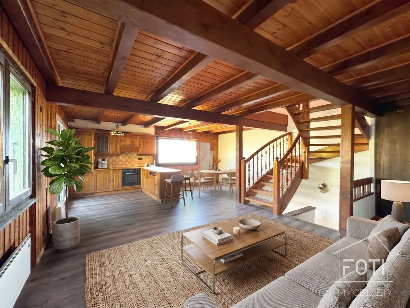 The ideal family cocoon: 5.5 rooms with a 300 m² garden in the heights of Monthey. - Photo 1 of 13