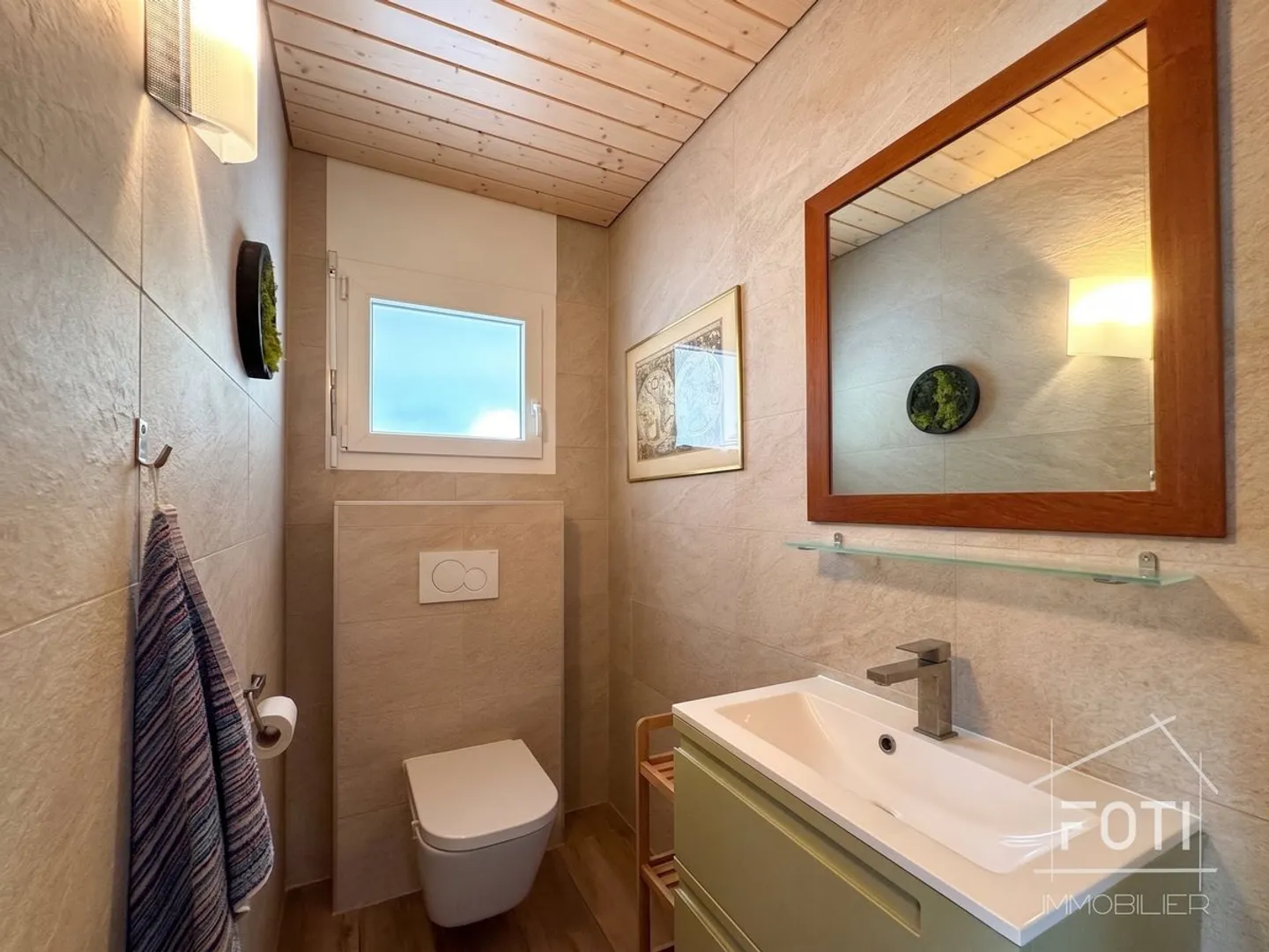 Charmante maison de 4.5 pièces avec vue panoramique à Vouvry - Foto 11 di 13