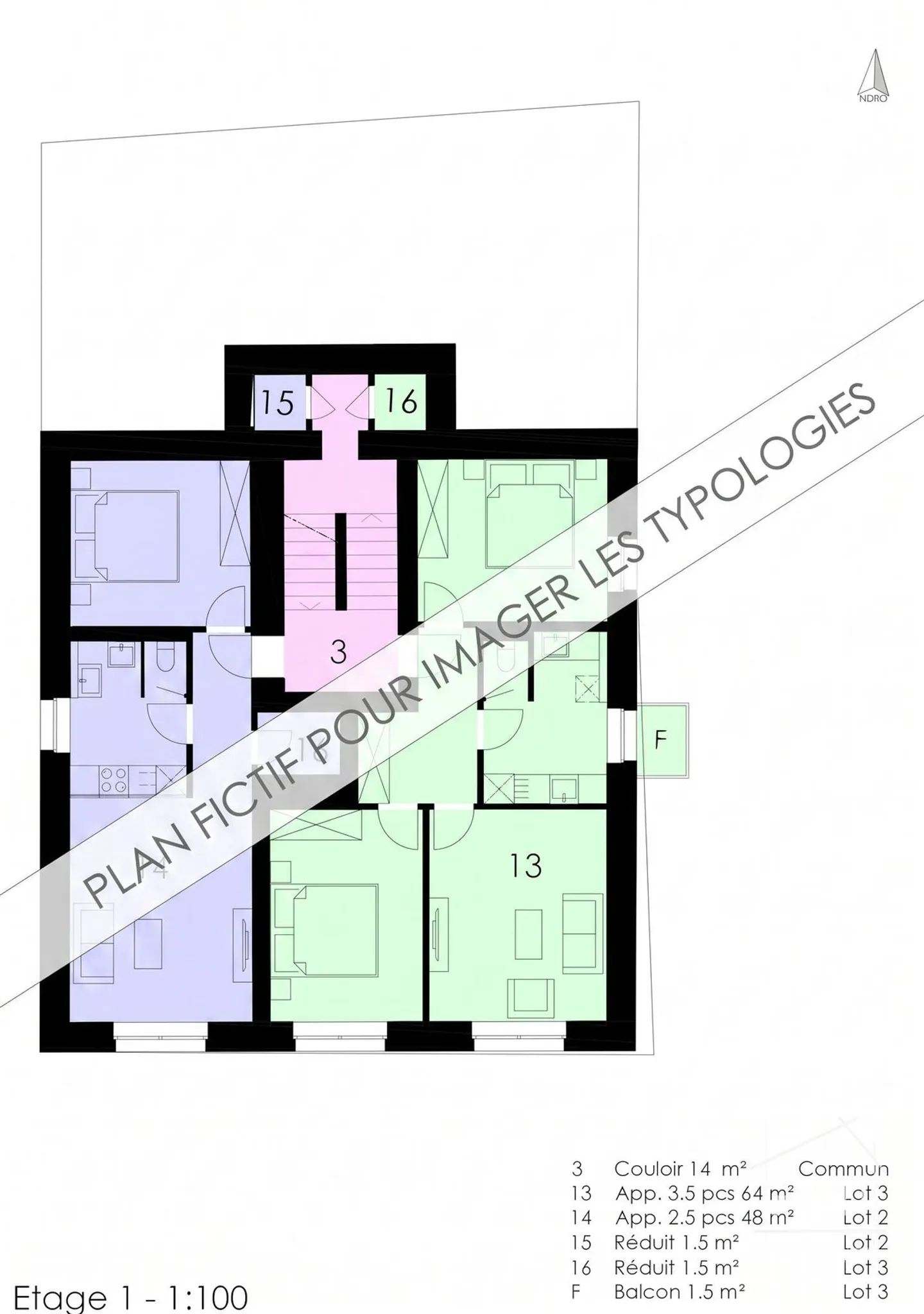 3.5-room apartment for rent - Investment opportunity in Chalais - 4.75% gross - Photo 7 of 7