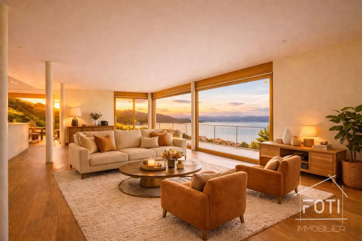 Architect-designed villa with stunning views of Lake Geneva - Photo 7 of 13