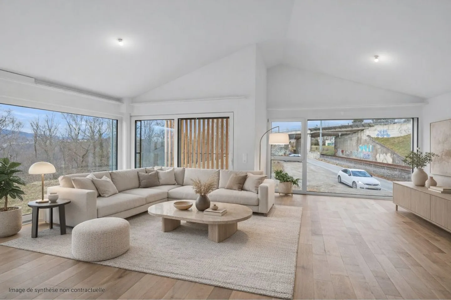 Discover an exceptional apartment, combining comfort, space, and breathtaking views of the Alps. - Photo 3 of 13