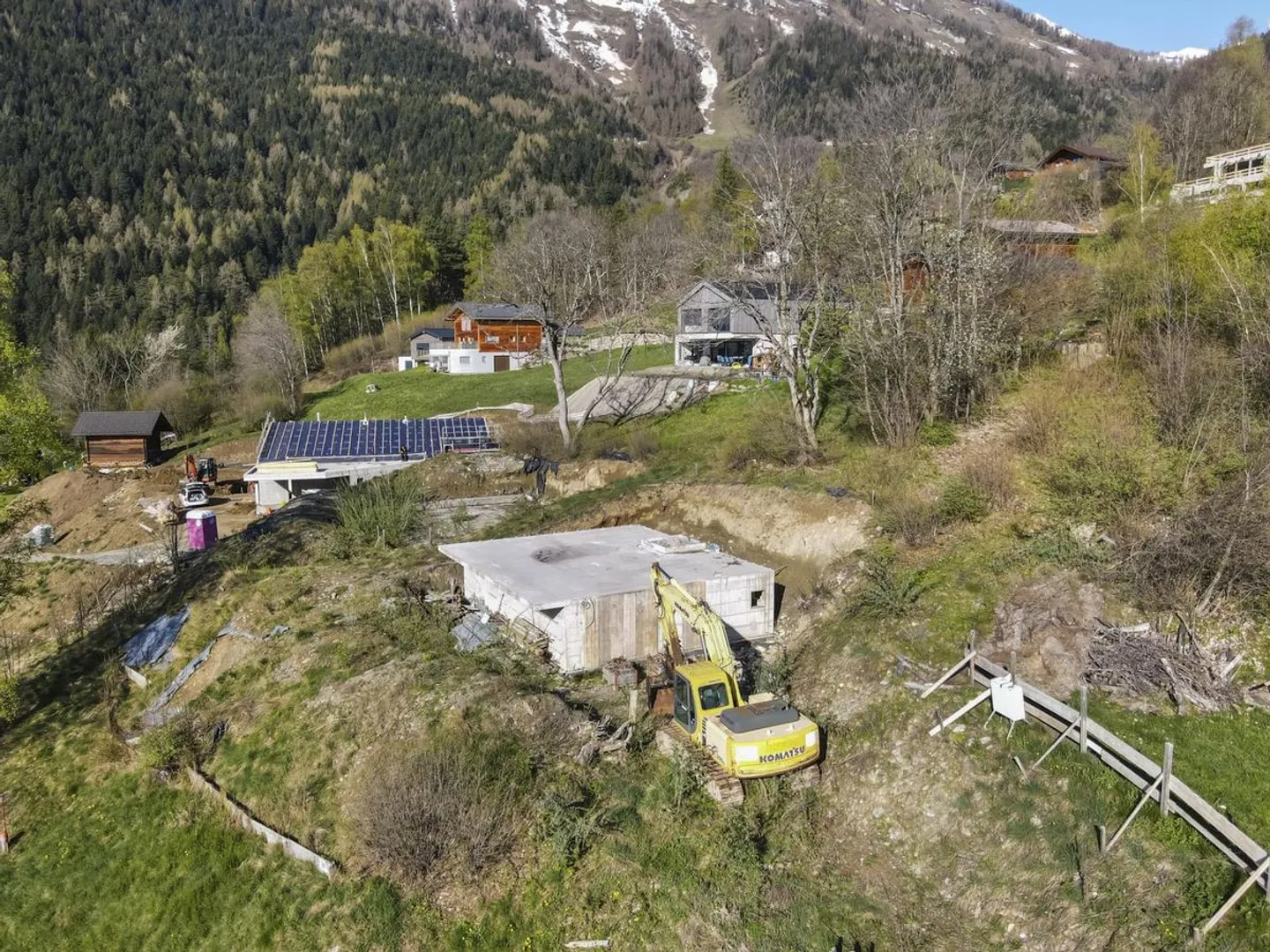 Con permesso di costruzione, situato a Dugny 5 minuti da Ovronnaz - Foto 3 di 13