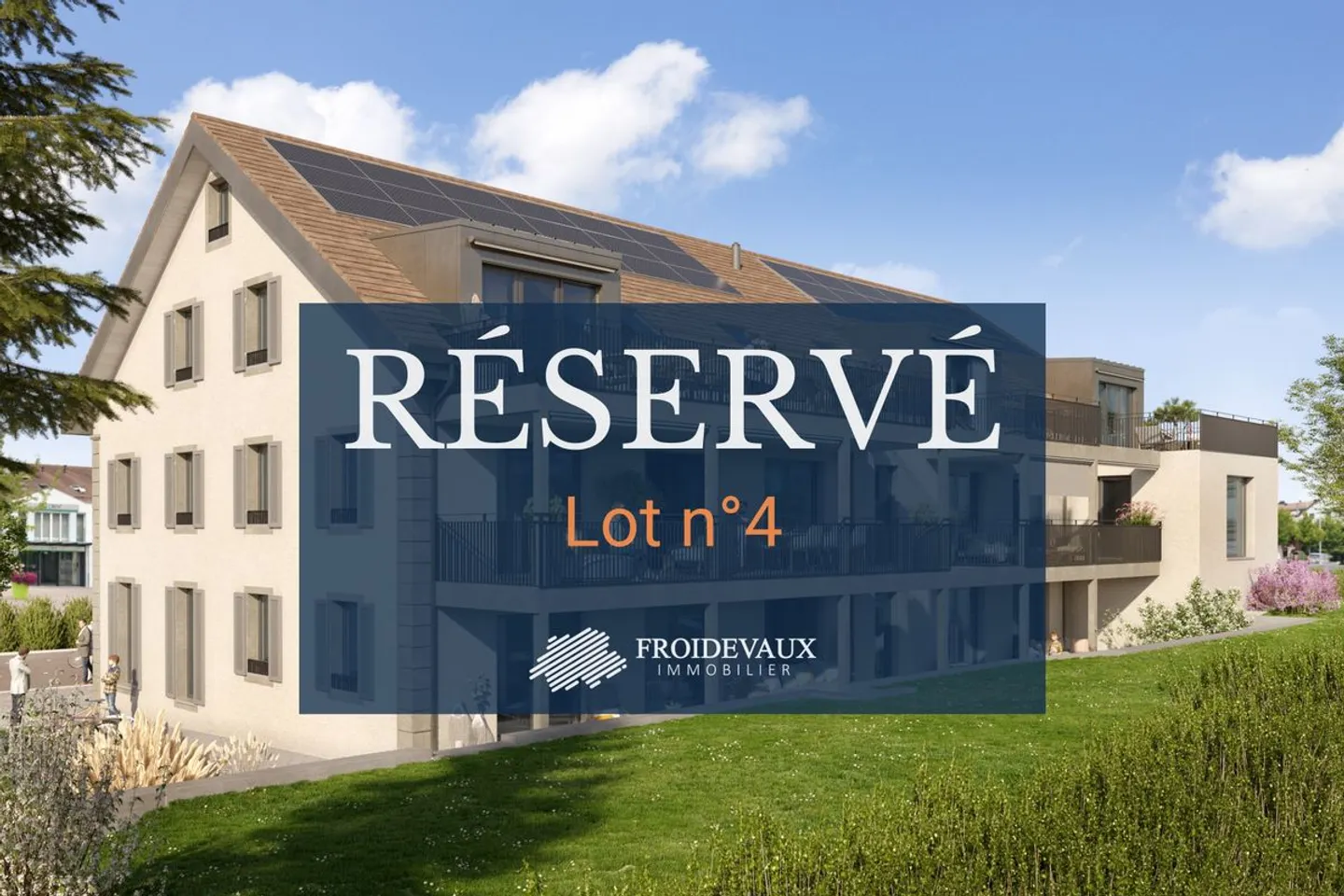 Lot n°4 - New 3.5-room apartment in the heart of Cheseaux-sur-Lausanne - Photo 1 of 13