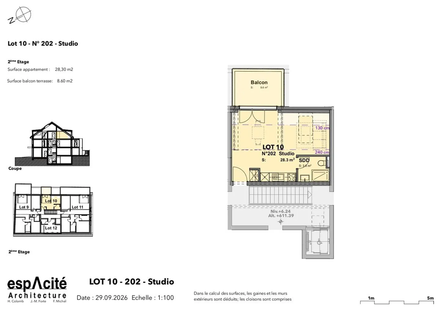 Lot n°10 - A new studio in the heart of Cheseaux-sur-Lausanne - Photo 6 of 13