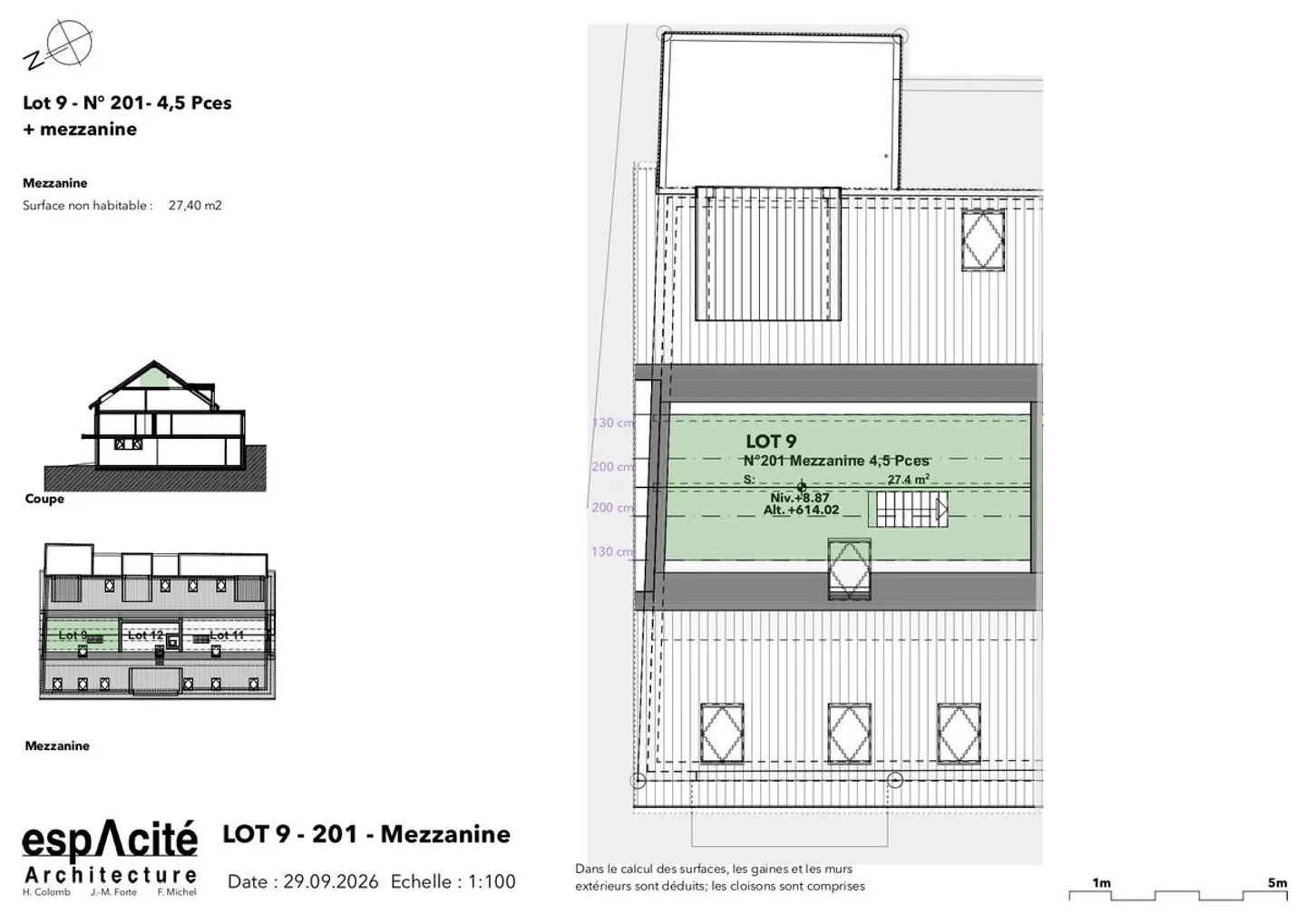 Los Nr. 9 - Neue 4,5-Zimmer-Wohnung + Mezzanin im Herzen von Cheseaux-sur-Lausanne - Foto 7 von 13