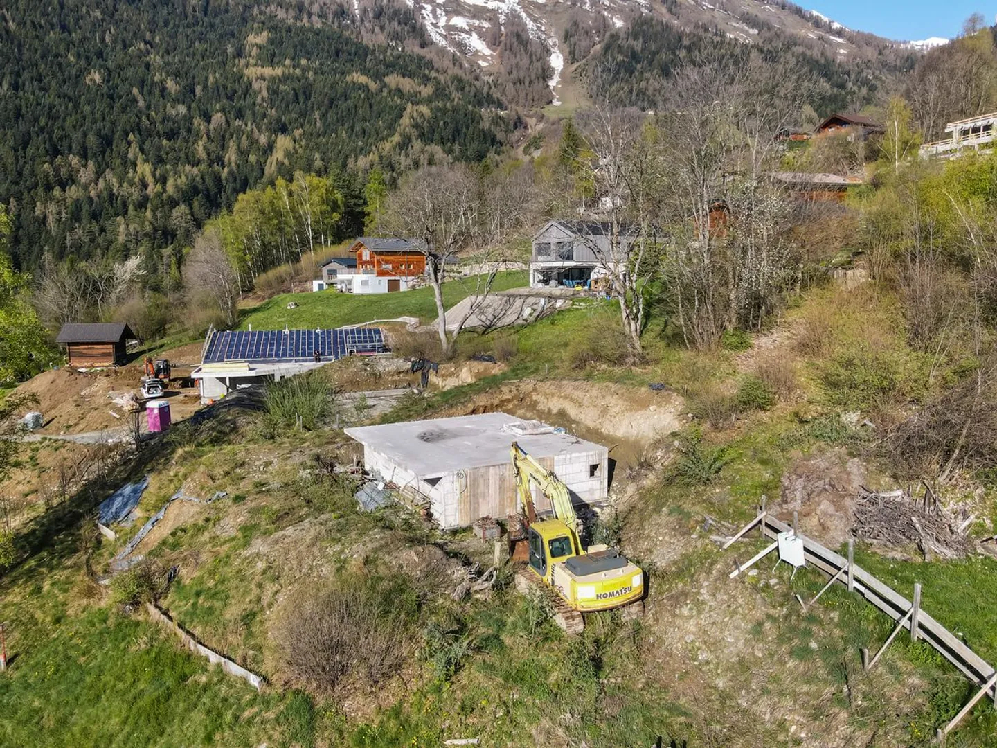 Con permesso di costruzione, situato a Dugny 5 minuti da Ovronnaz - Foto 10 di 13