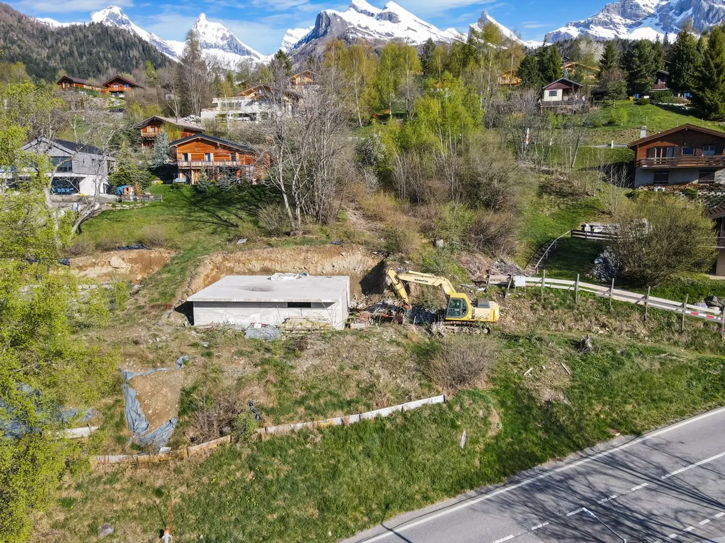 Con permesso di costruzione, situato a Dugny 5 minuti da Ovronnaz - Foto 6 di 13