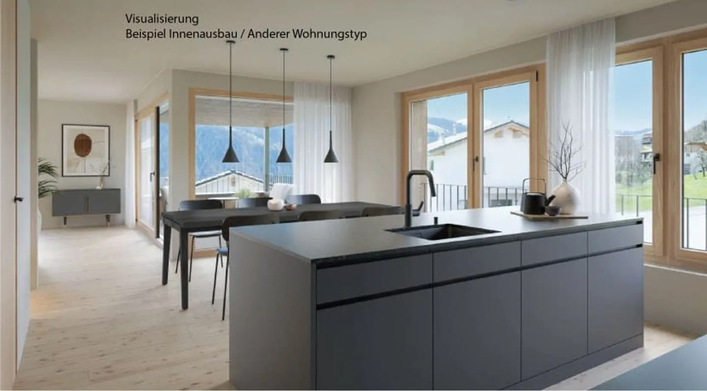 Nuovo appartamento di 3½ stanze con giardino nel progetto PRADA, Seewis - Foto 4 di 6