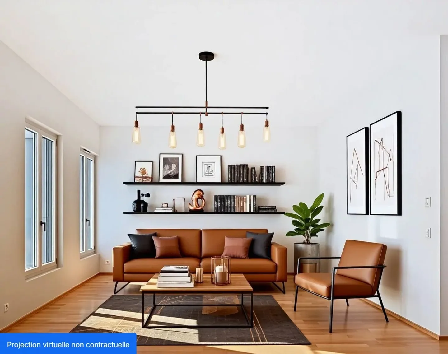 Loft-Stil Wohnung in der Nähe des Zentrums von Lausanne - Foto 4 von 9