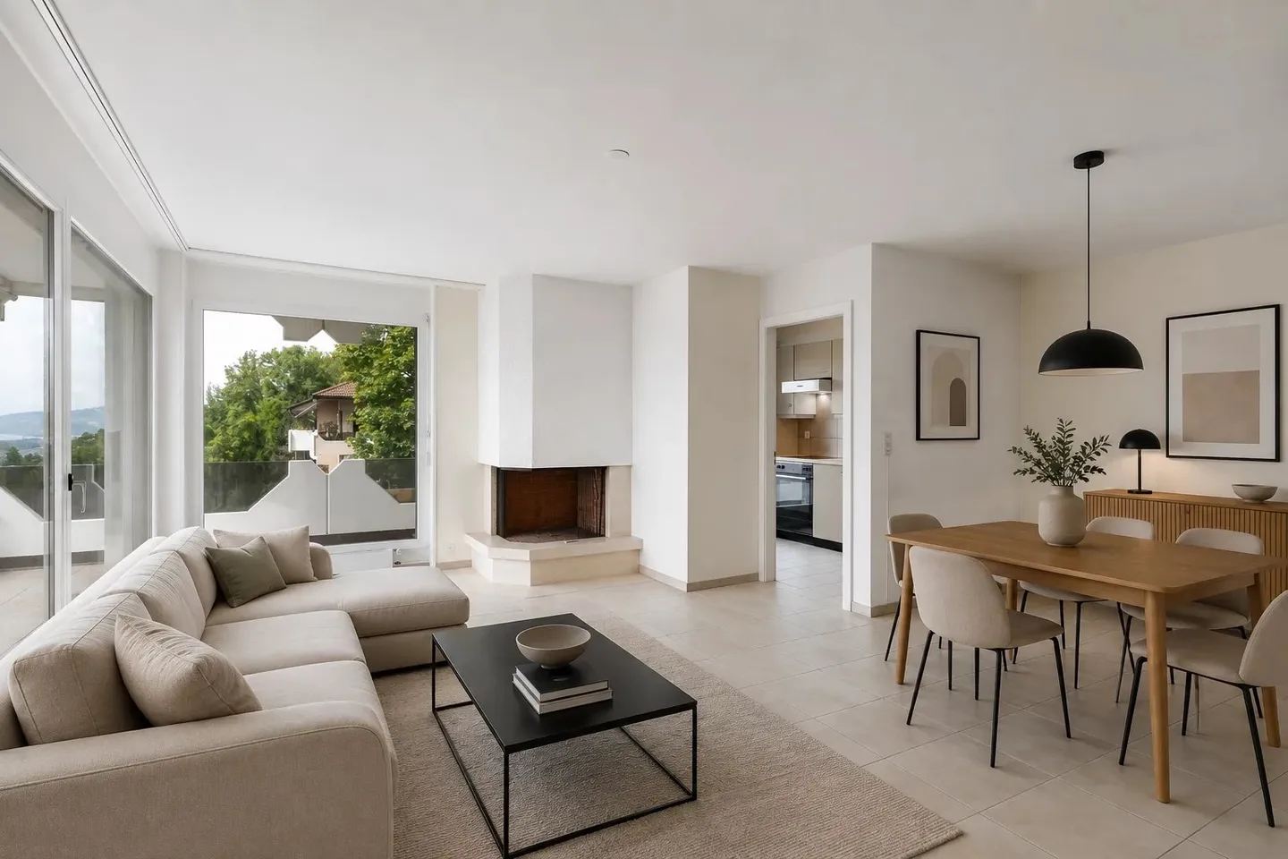 Spectacular view of Lake Geneva - Bright 3.5 rooms - Photo 4 of 13