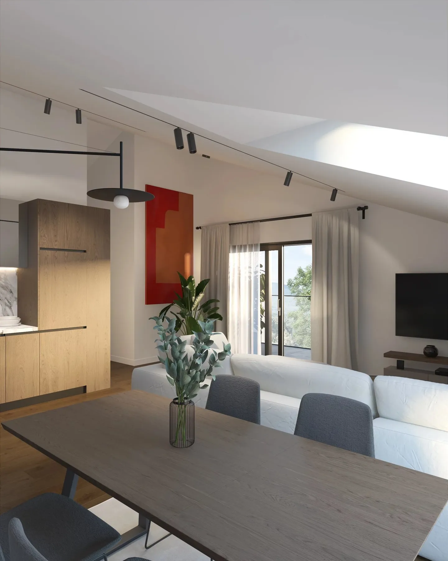 Nuovo appartamento di 3,5 locali all'ultimo piano - Foto 9 di 11