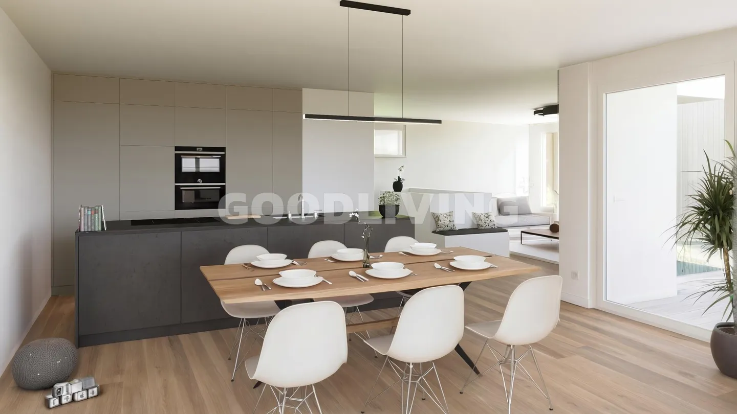 Modernes Doppelhaus in sonniger Lage - Foto 3 von 6