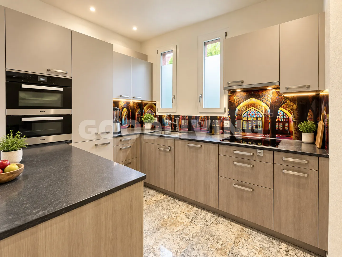 Appartement exclusif de 4,5 pièces au rez-de-chaussée avec terrasse de jardin et étang de baignade à Arlesheim - Photo 4 sur 10